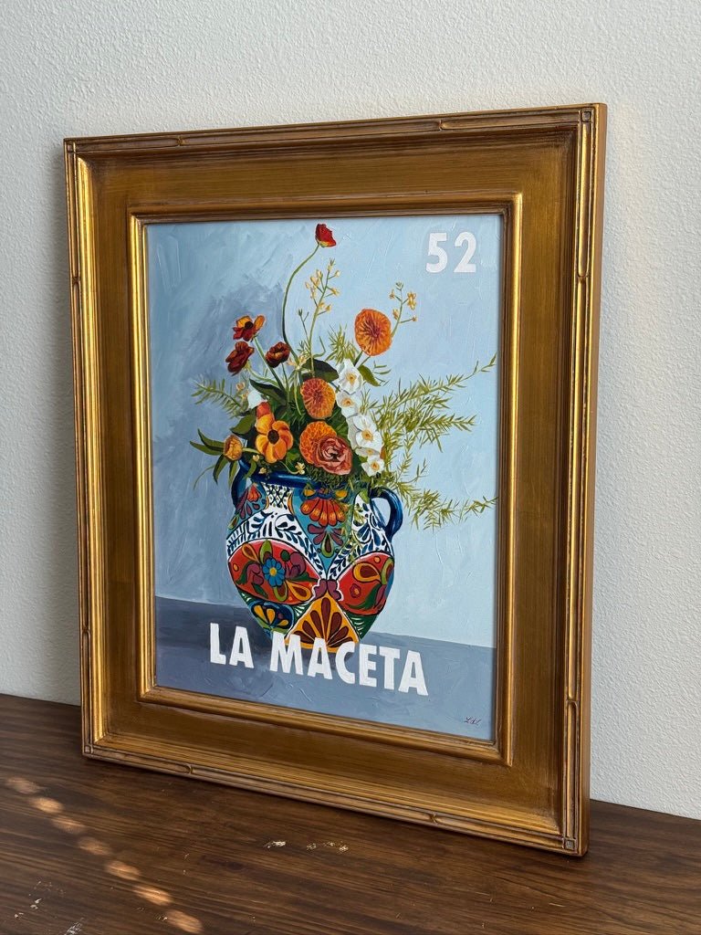 La Maceta (52), a Painting by Leslie De Leon, presented by Western Gallery