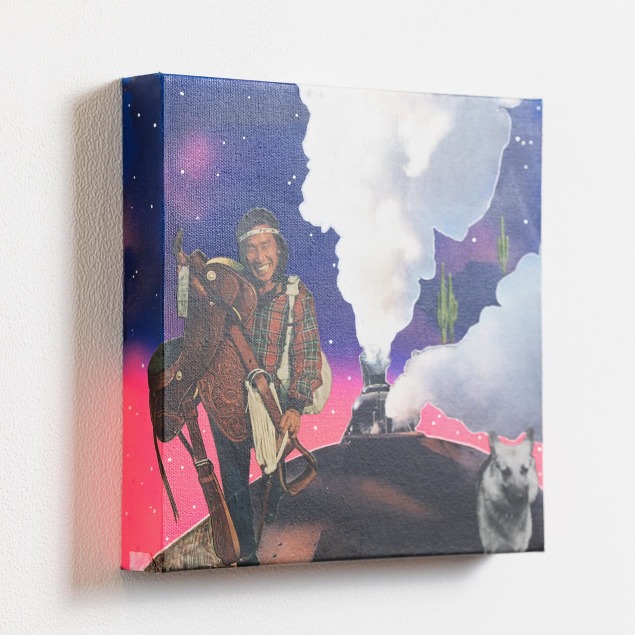 Western Express a Collage by Vanessa Compton, presented by Western Gallery