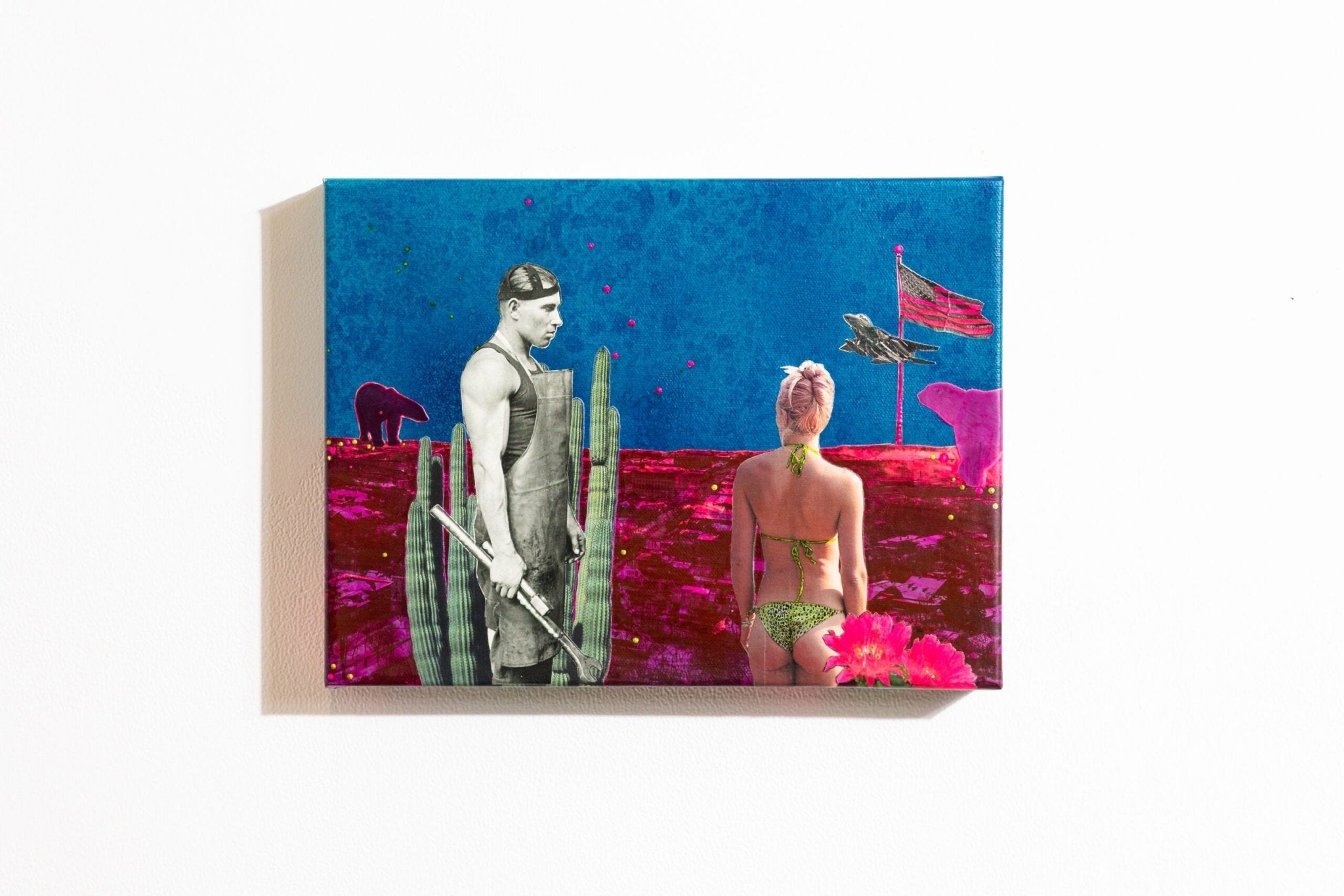 Cazadores a Collage by Vanessa Compton, presented by Western Gallery