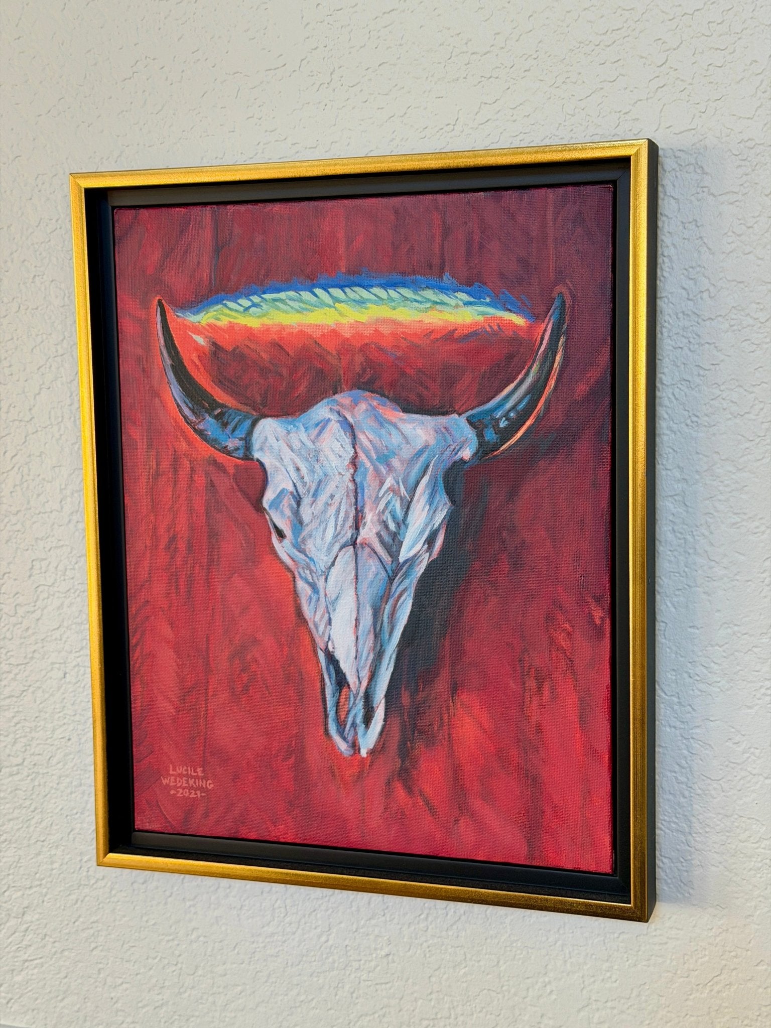 Red, a Painting by Lucile Wedeking, presented by Western Gallery