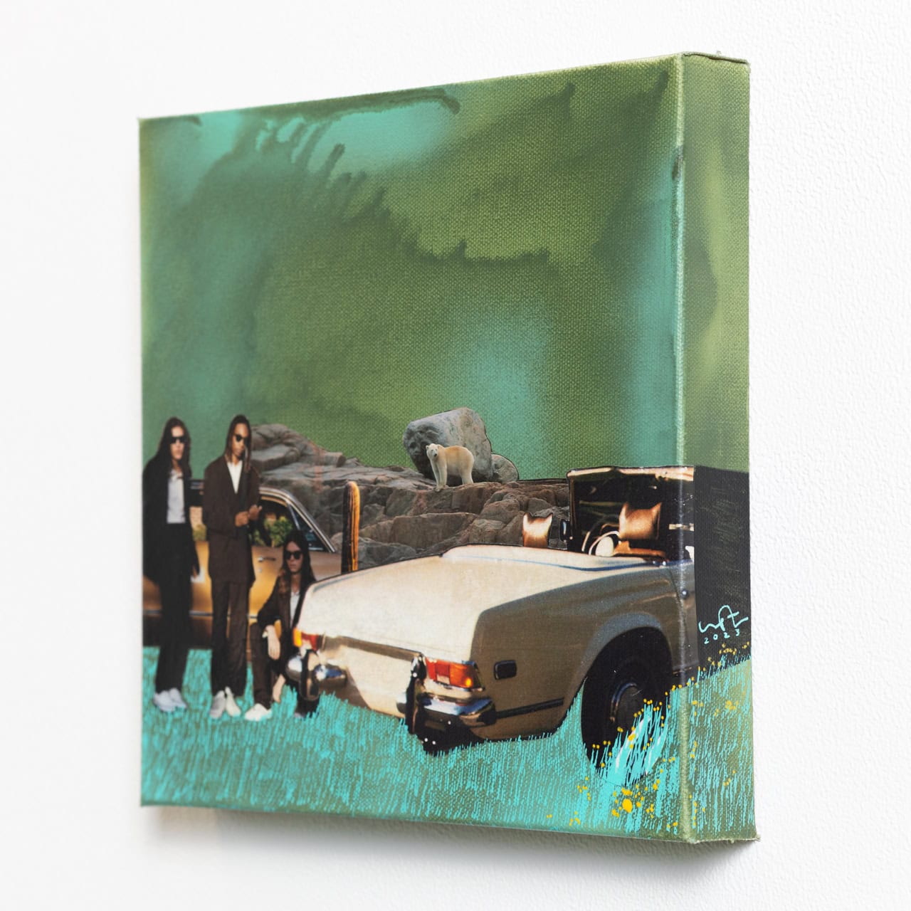 The Lavish Season a Collage by Vanessa Compton, presented by Western Gallery