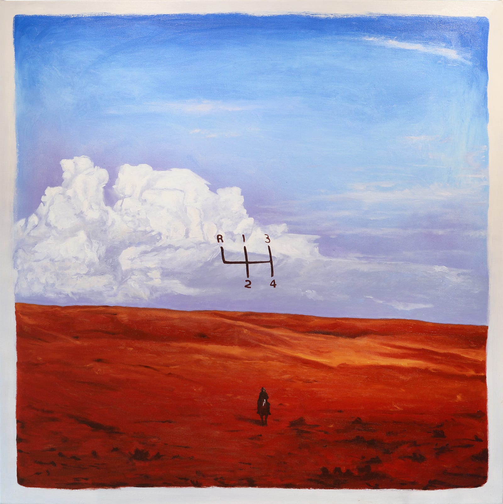 Four on the Floor (I’ll Ride for You) a Painting by GL Richardson, presented by Western Gallery