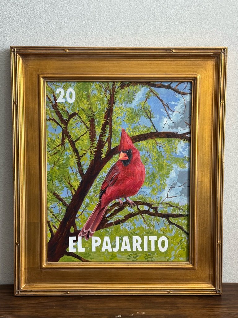 El Pajarito (20), a Painting by Leslie De Leon, presented by Western Gallery
