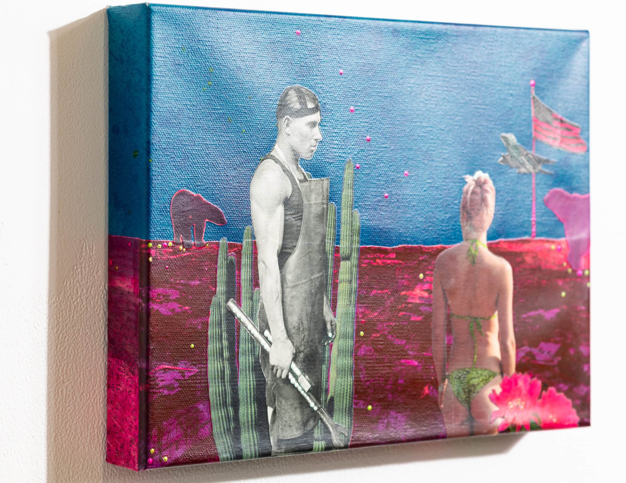 Cazadores a Collage by Vanessa Compton, presented by Western Gallery