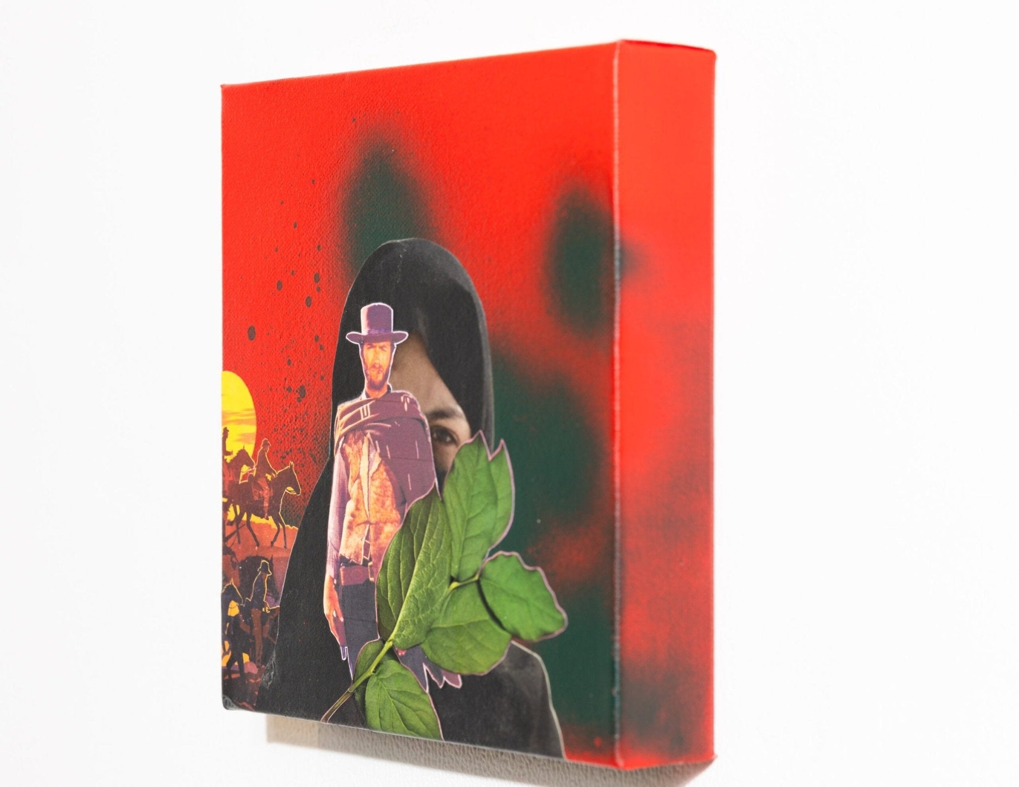 American Prayer a Collage by Vanessa Compton, presented by Western Gallery