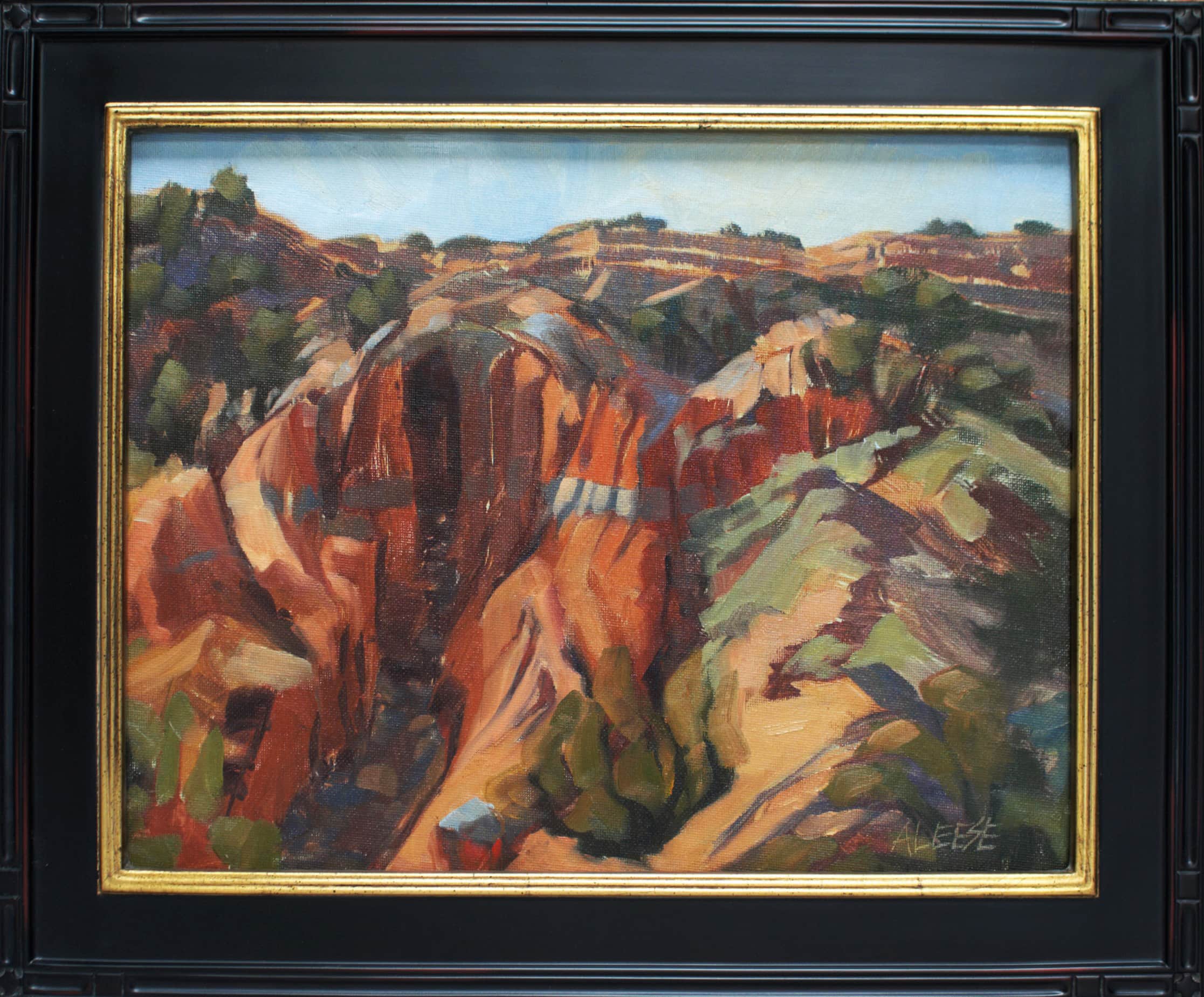 The Big Cave a Painting by Alice Leese, presented by Western Gallery