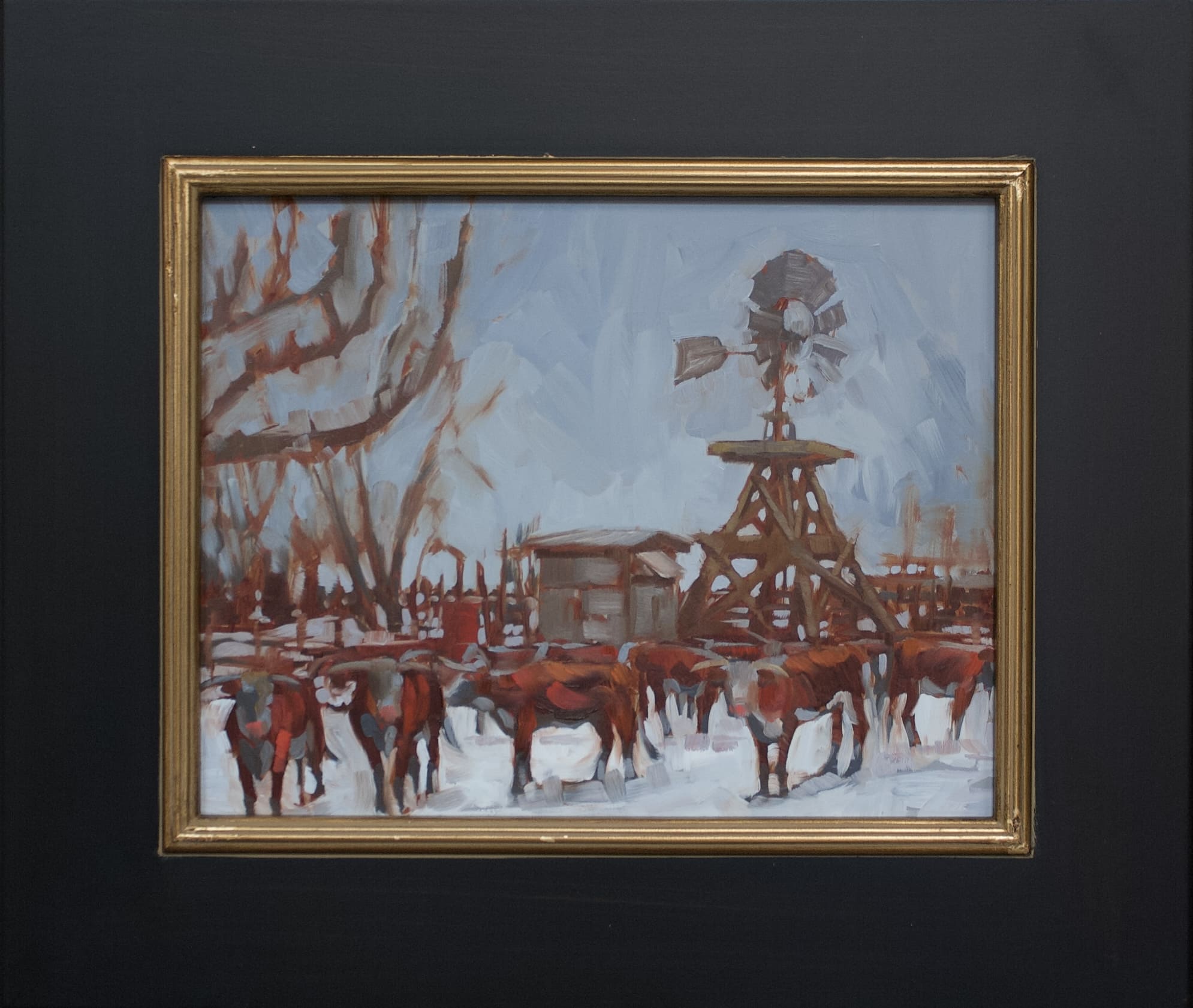 Blue Norther a Painting by Alice Leese, presented by Western Gallery