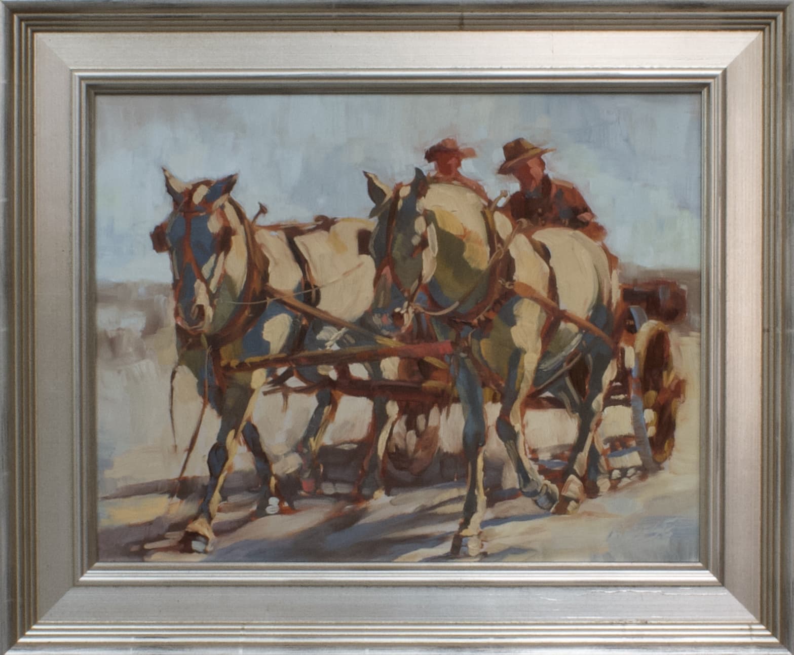 Horsehead Crossing, Pecos Texas a Painting by Alice Leese, presented by Western Gallery