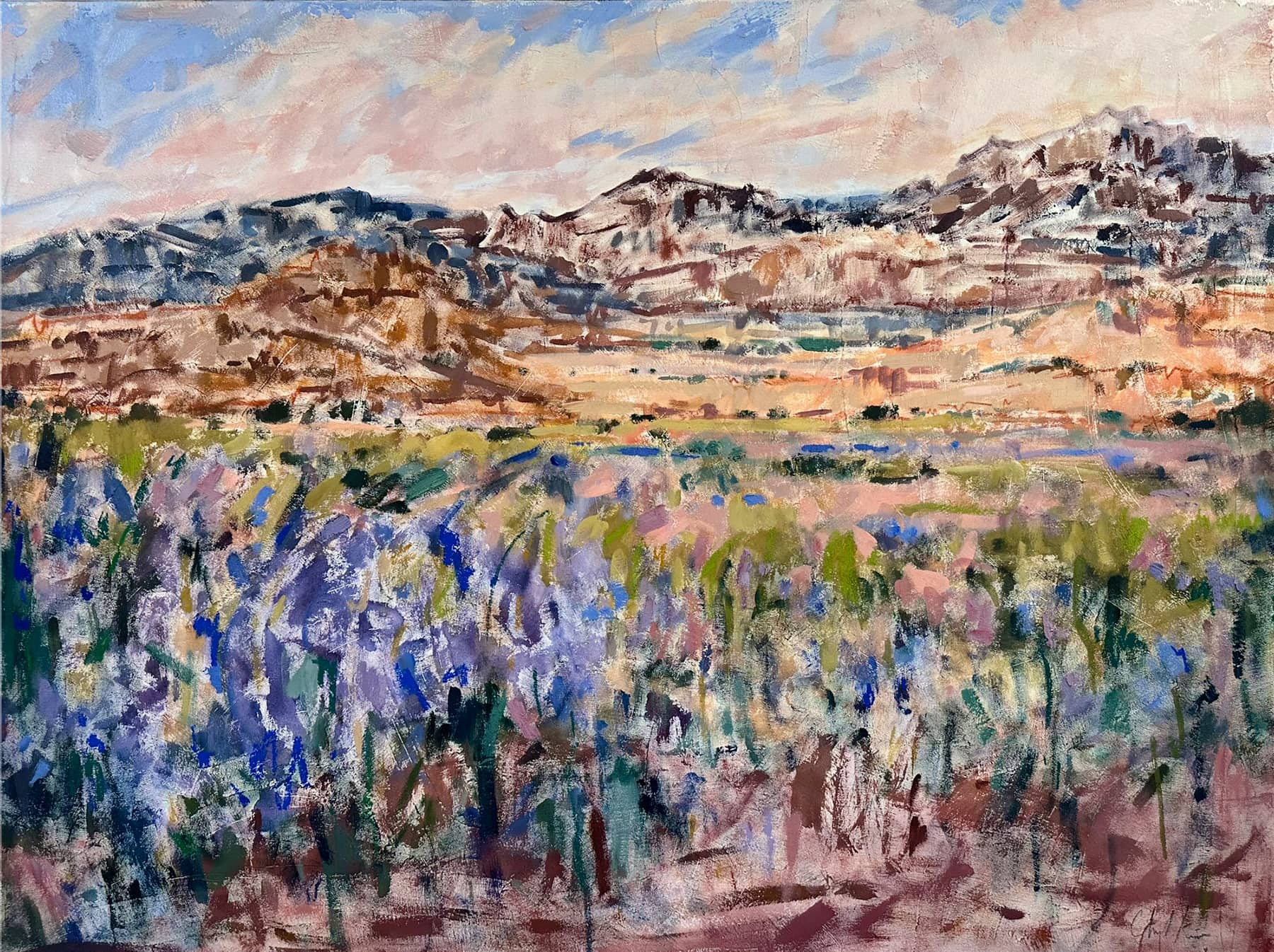 I Found A Place To Call Home In The Desert With You a Painting by Chanel Kreuzer, presented by Western Gallery