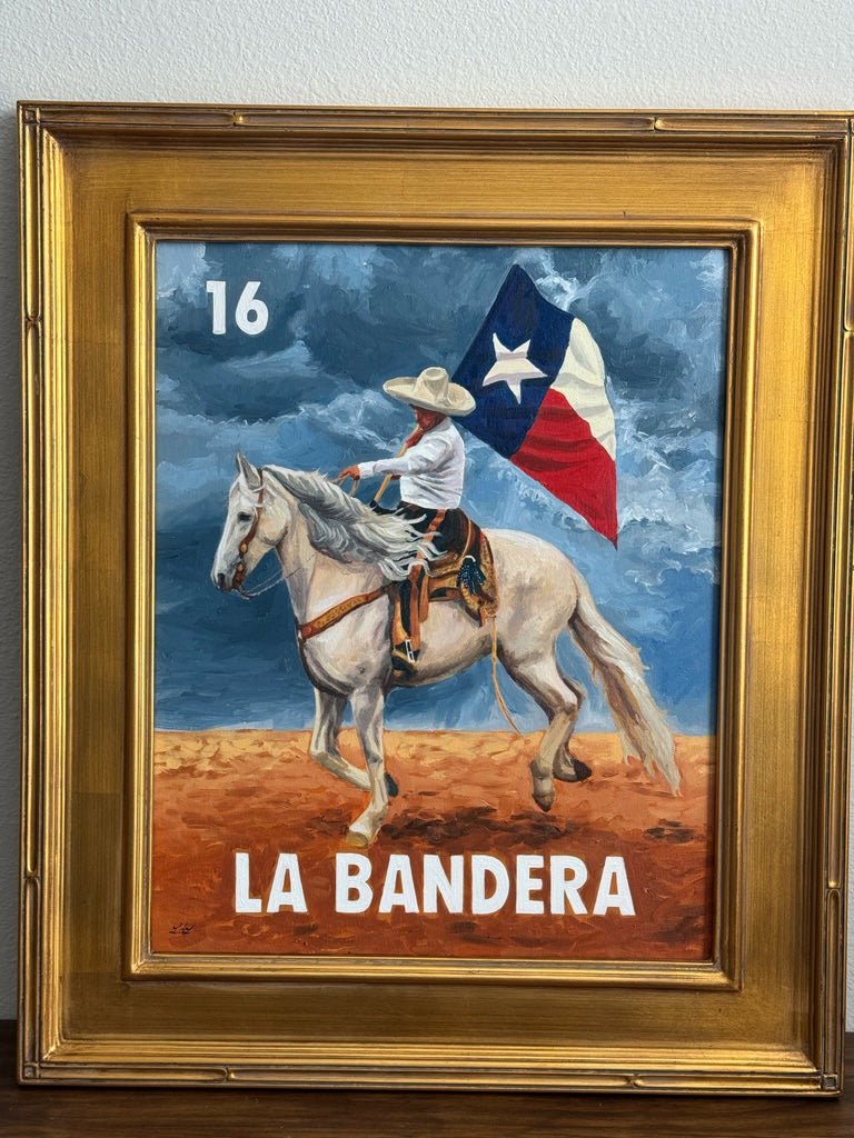 La Bandera (16), a Painting by Leslie De Leon, presented by Western Gallery