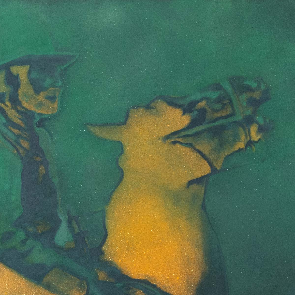 Northern Lights a Painting by GL Richardson, presented by Western Gallery