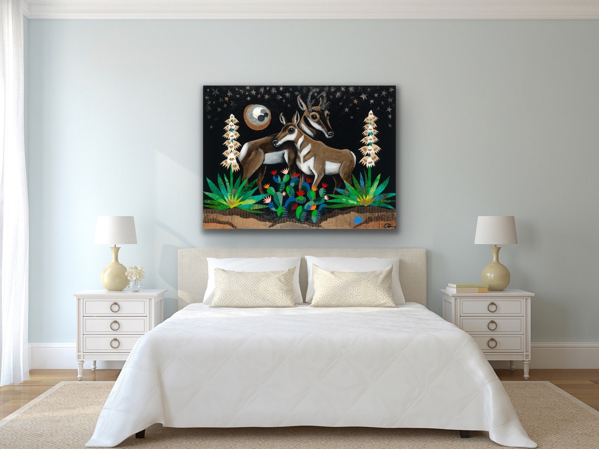 Los Cariños a Painting by Elizabeth Dryden, presented by Western Gallery