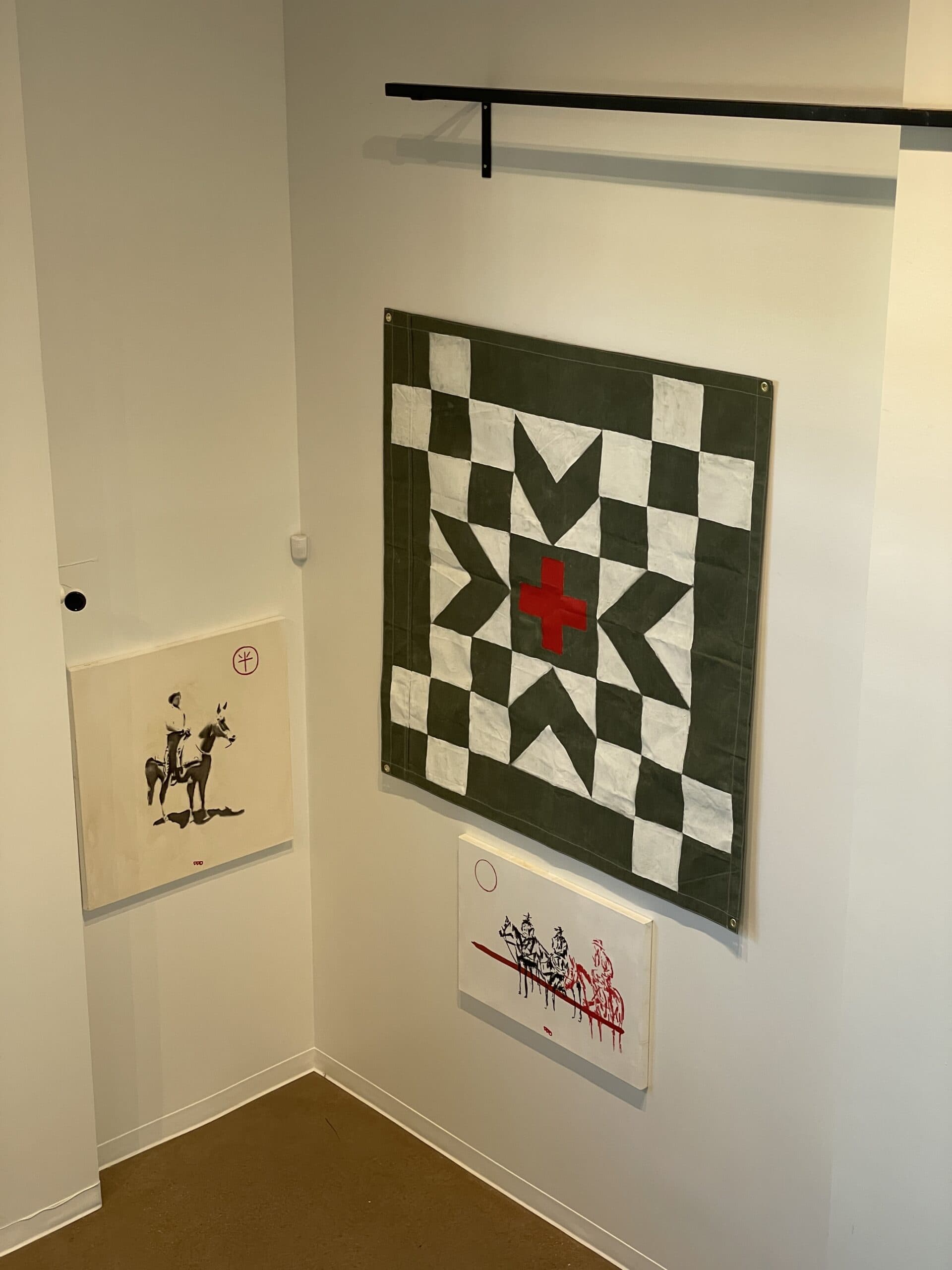 You Ride With Us a Painting by Brandon Owen, presented by Western Gallery