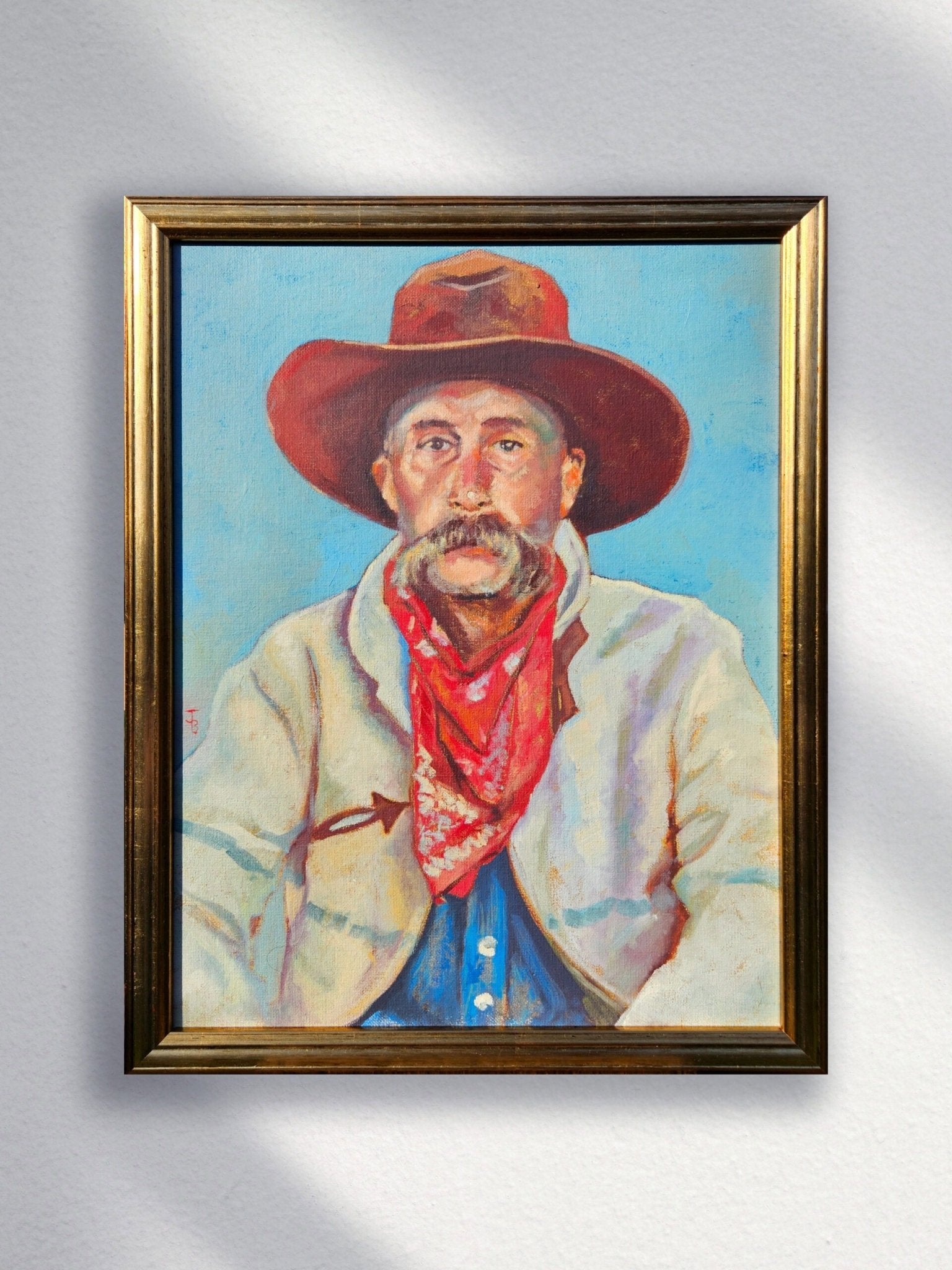 Elijah a Painting by Jack Browning, presented by Western Gallery