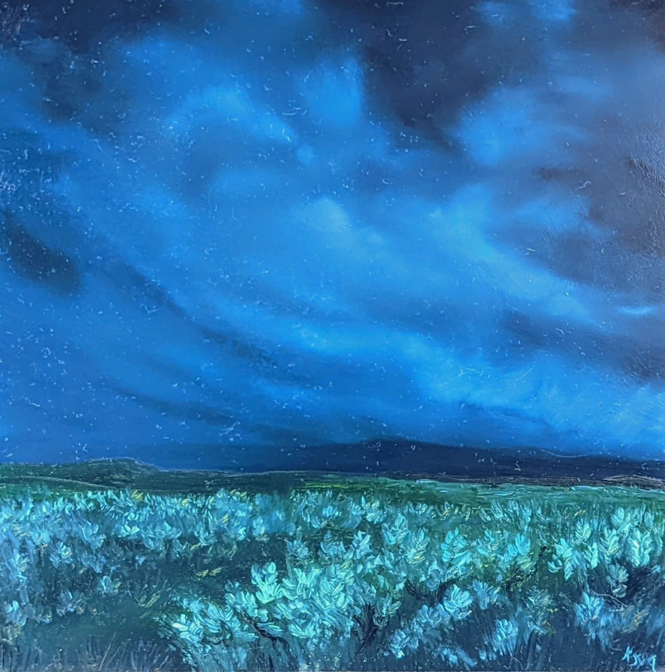 Scattered a Painting by Kerri S. Menchaca, presented by Western Gallery