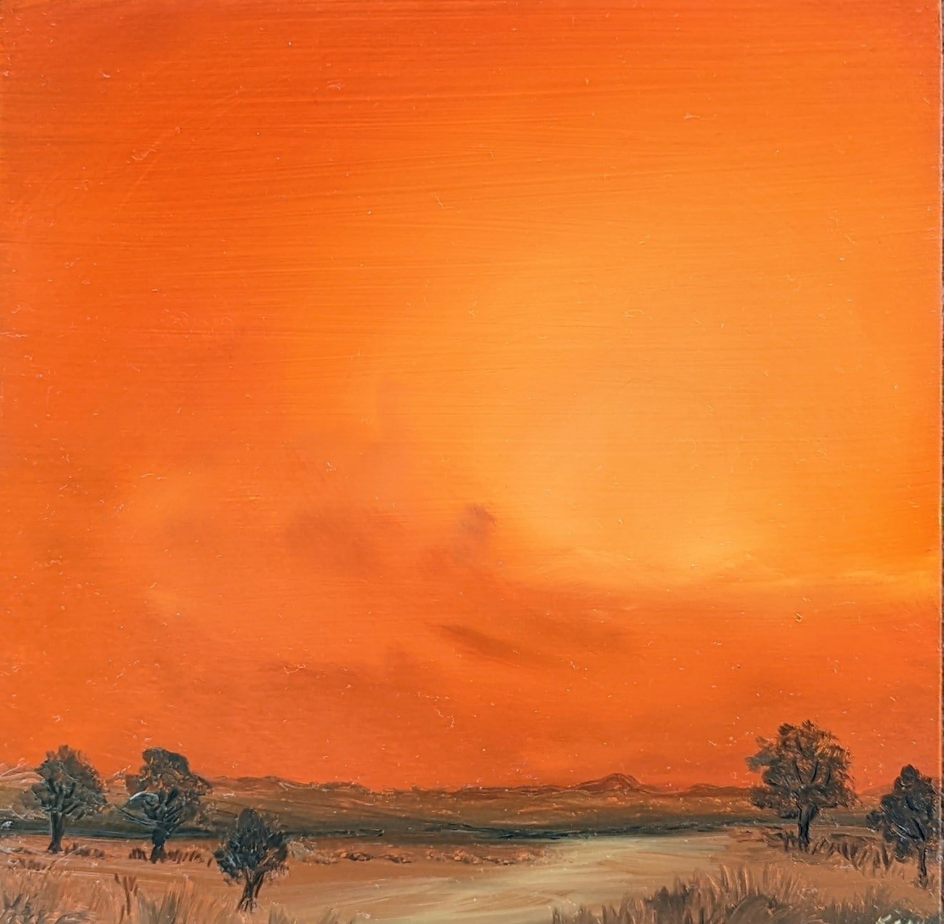 Sun - Mad a Painting by Kerri S. Menchaca, presented by Western Gallery