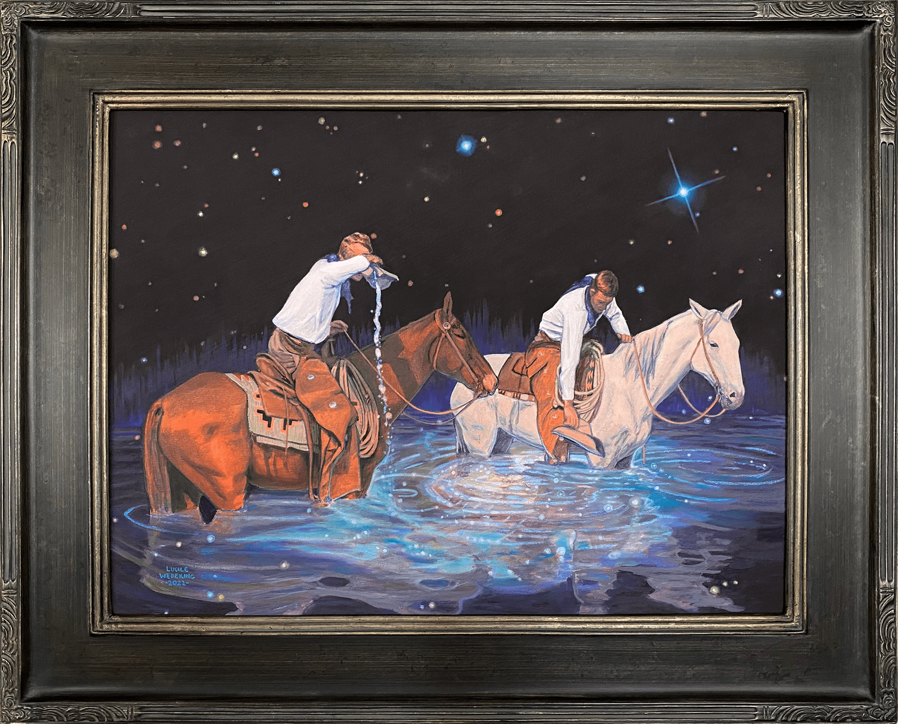 Ripple a Painting by Lucile Wedeking, presented by Western Gallery