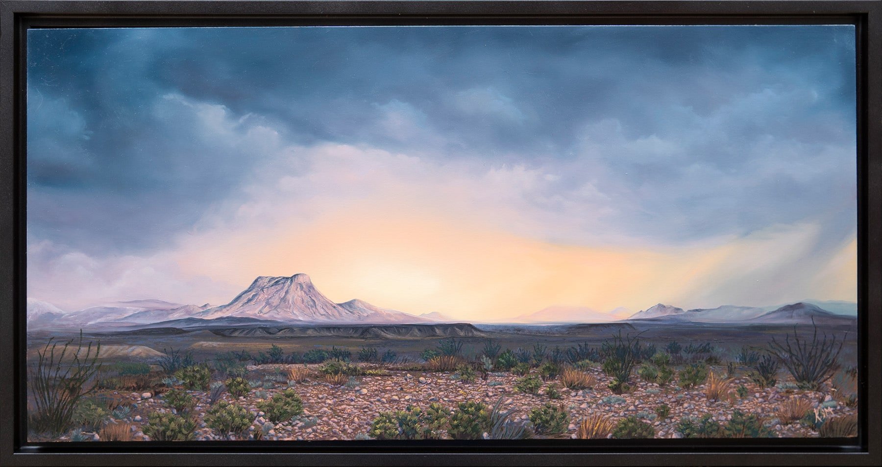 Over Yonder a Painting by Kerri S. Menchaca, presented by Western Gallery