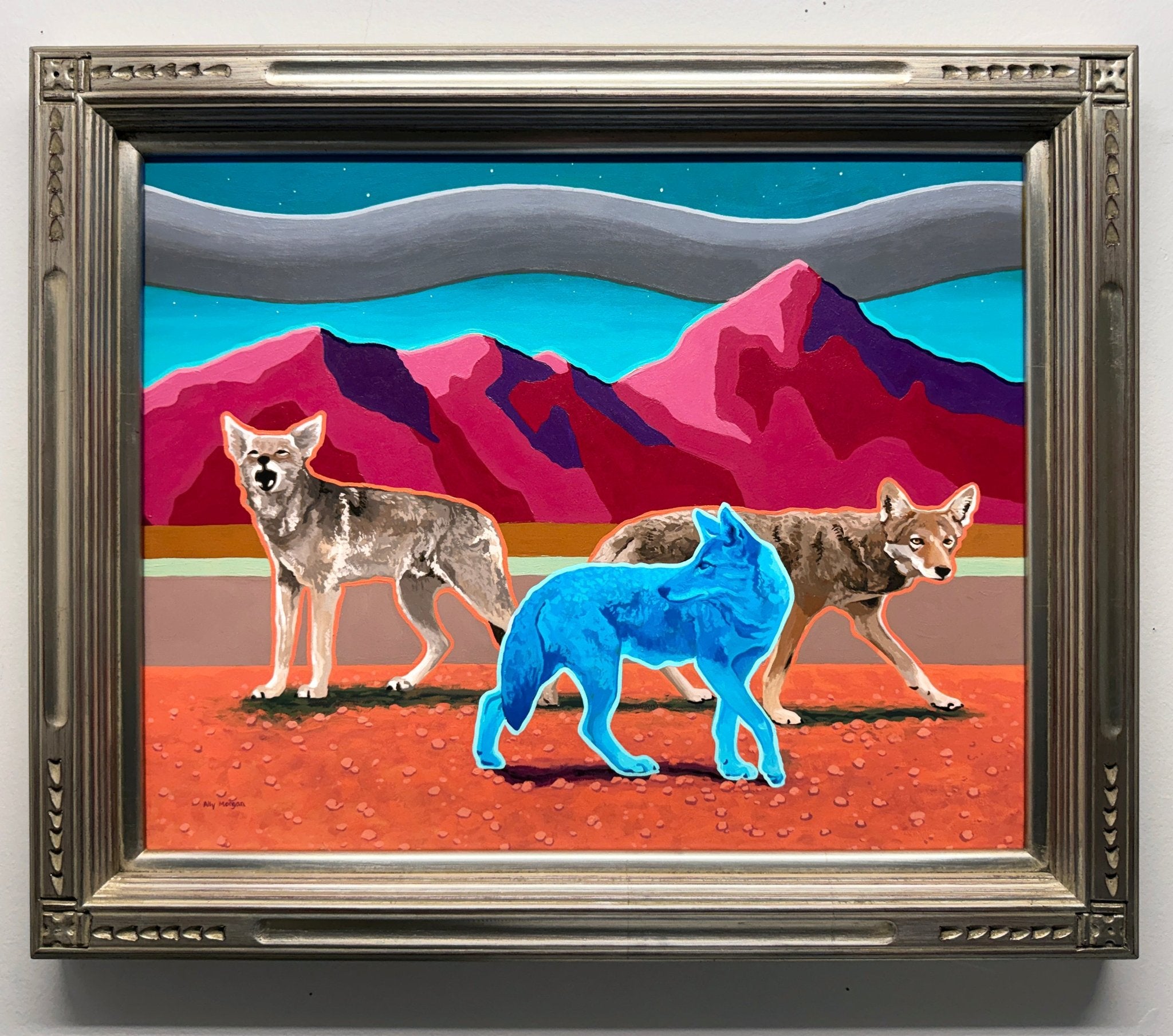 And I Became the Ghost, a Painting by Ally Morgan, presented by Western Gallery