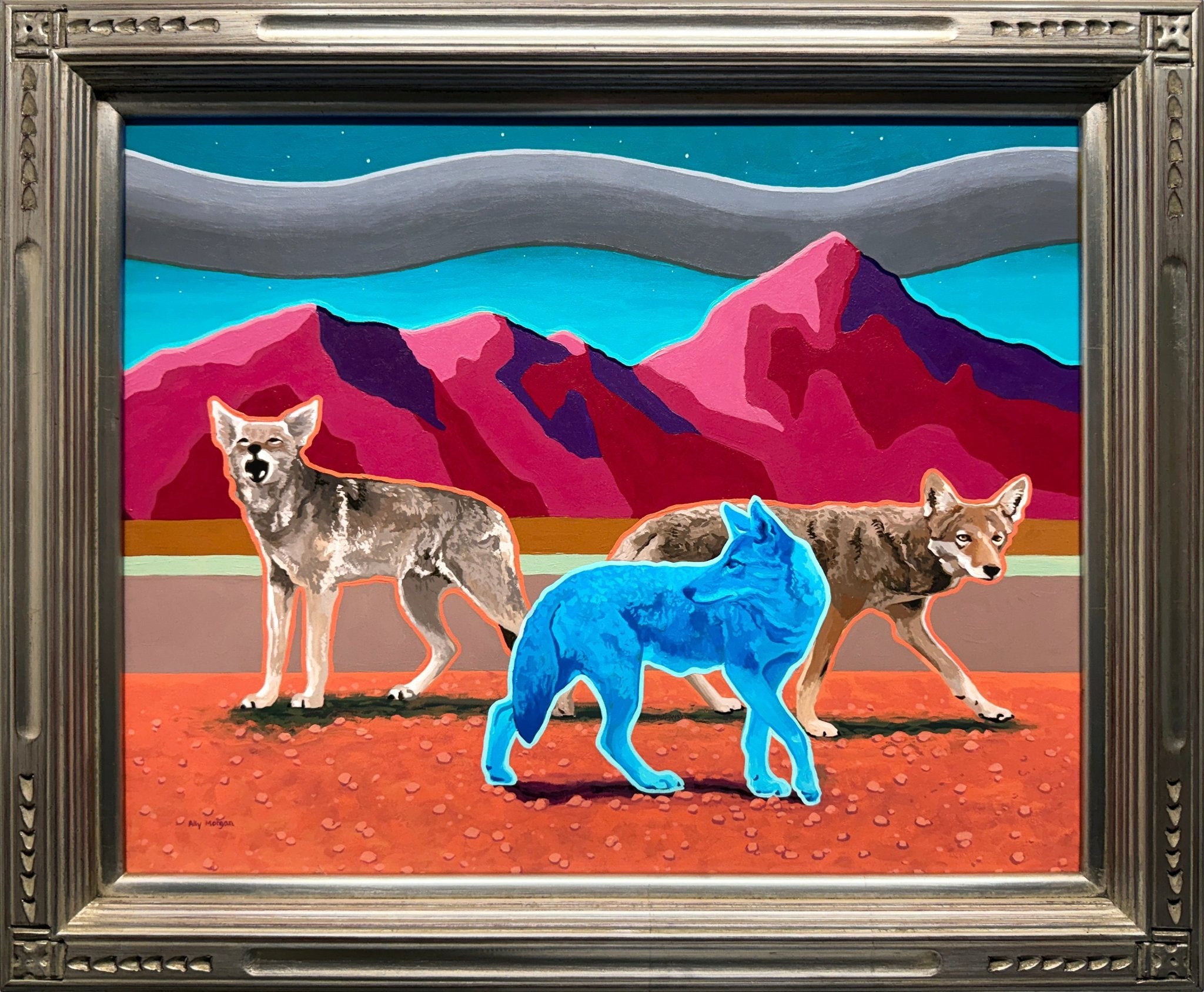 And I Became the Ghost, a Painting by Ally Morgan, presented by Western Gallery