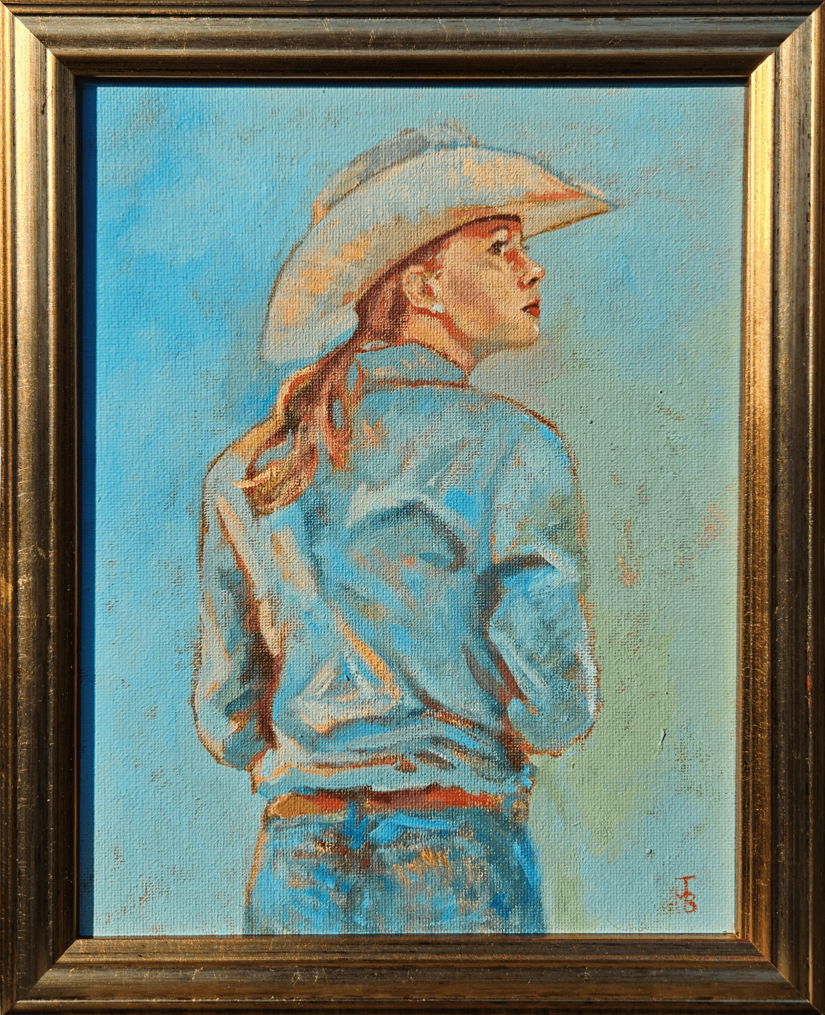 Evangeline a Painting by Jack Browning, presented by Western Gallery