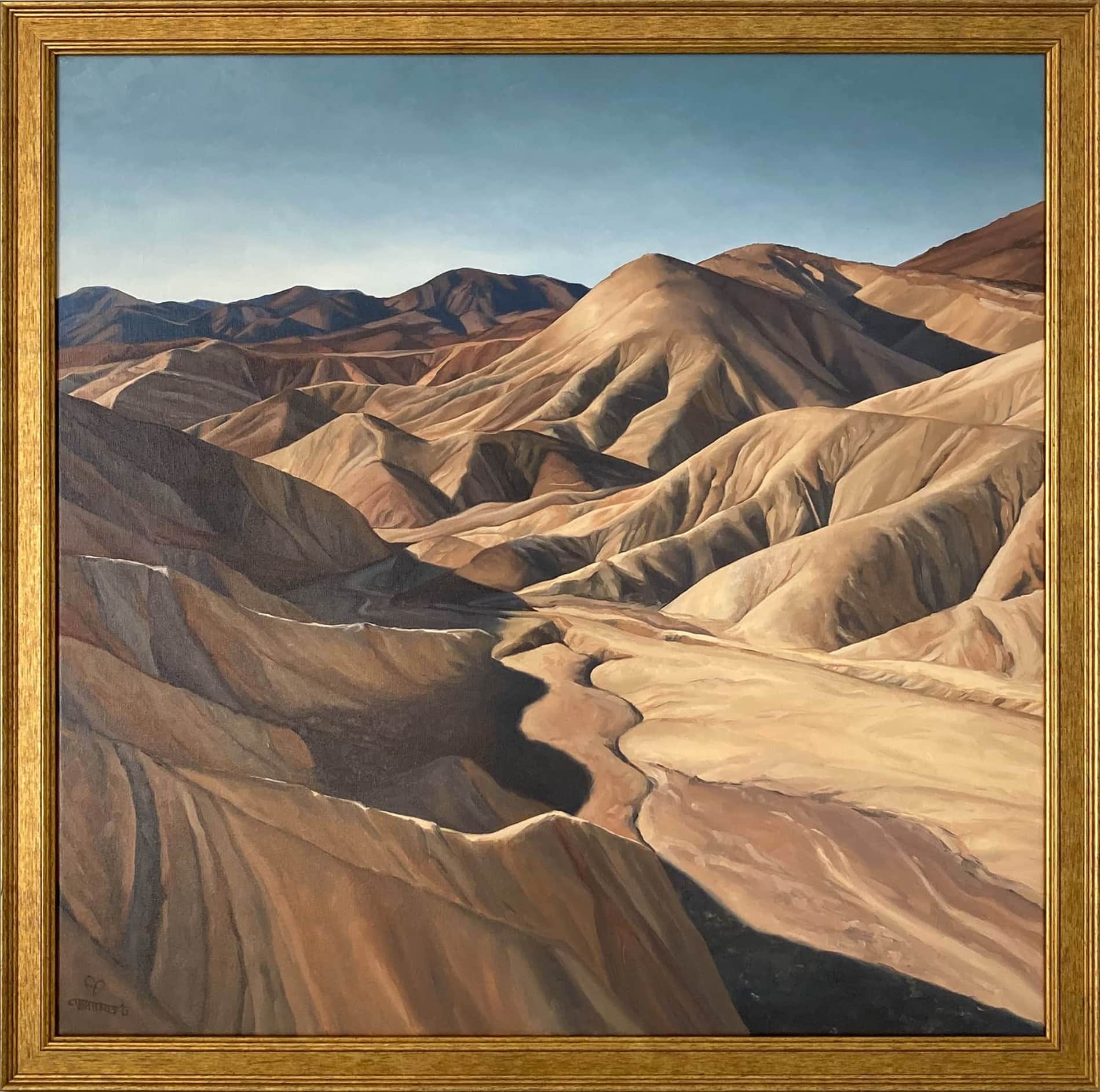 Lonesome Desert Blues a Painting by Whitney Gardner, presented by Western Gallery