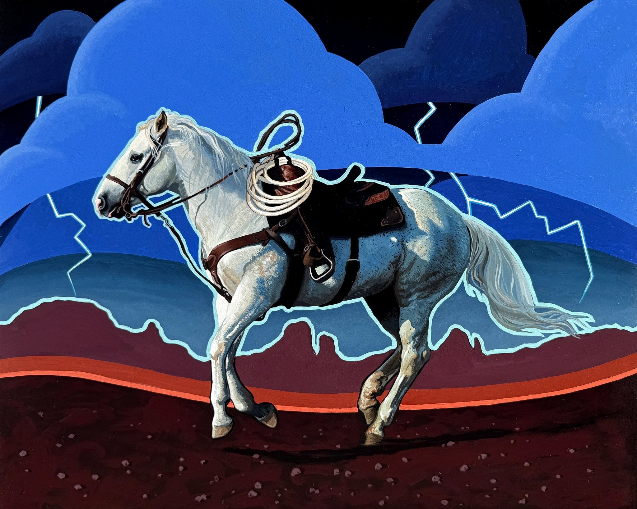 Ghosts of You, a Painting by Ally Morgan, presented by Western Gallery