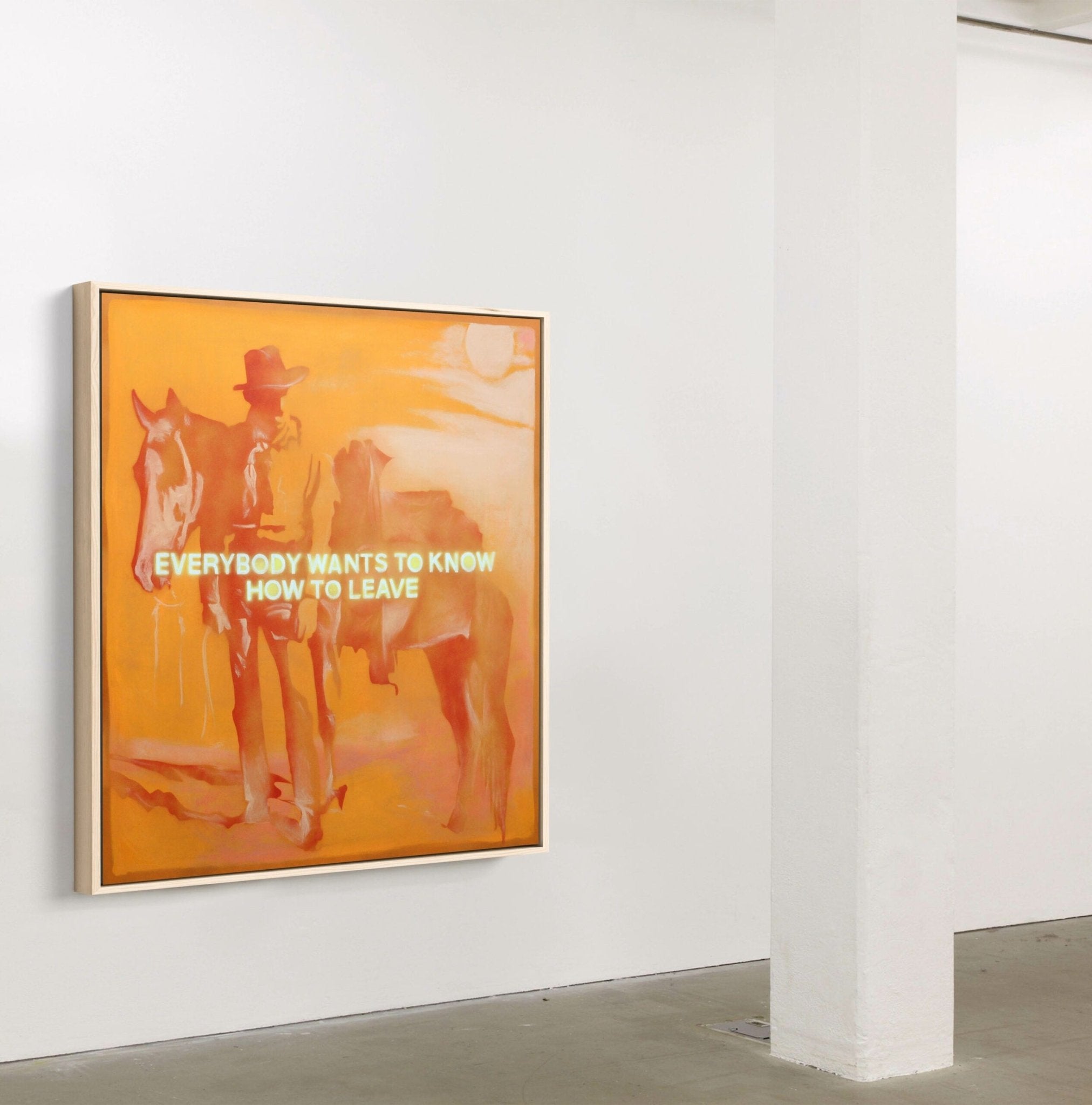 Leave a Painting by GL Richardson, presented by Western Gallery