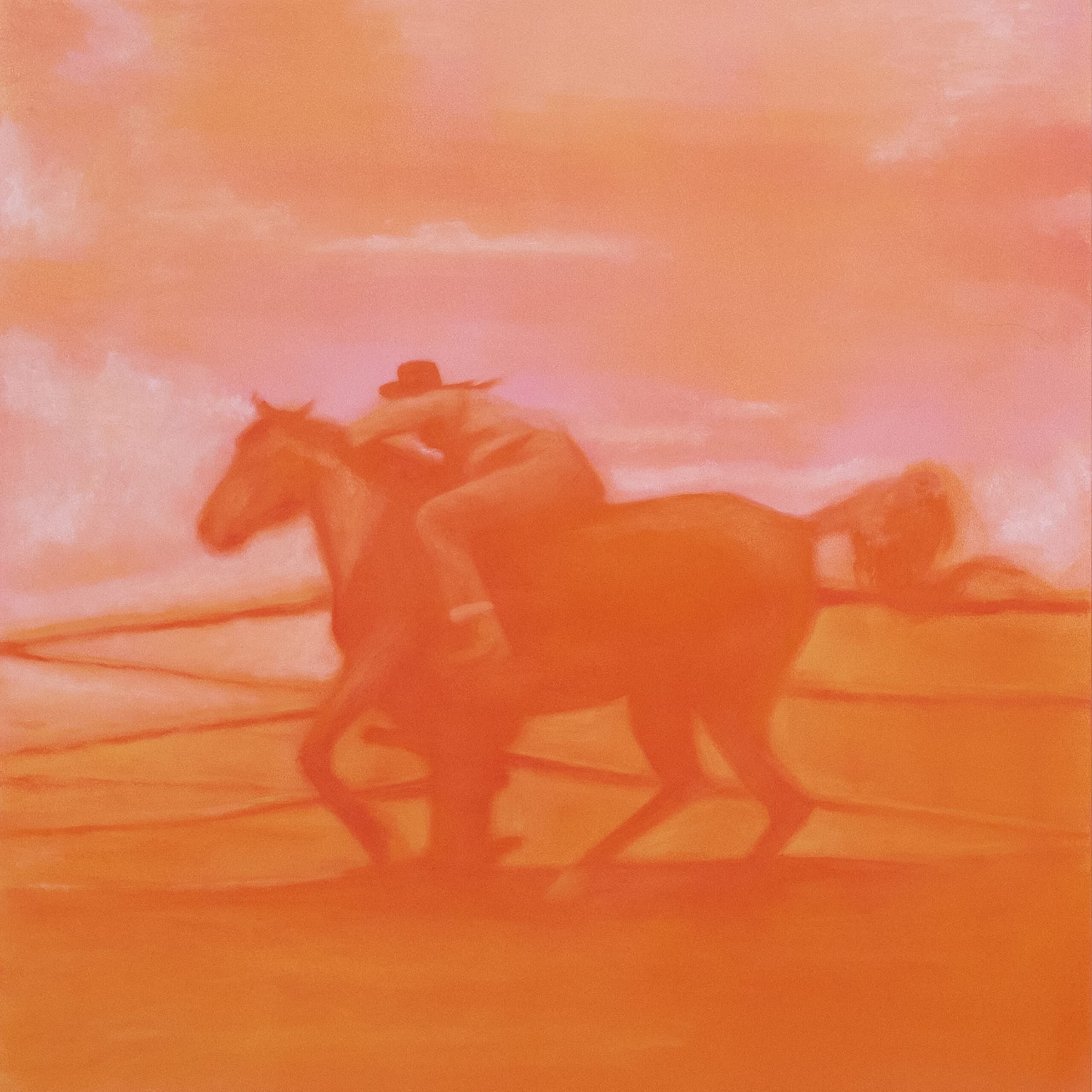 She Was a Damn Good Horsethief a Painting by GL Richardson, presented by Western Gallery