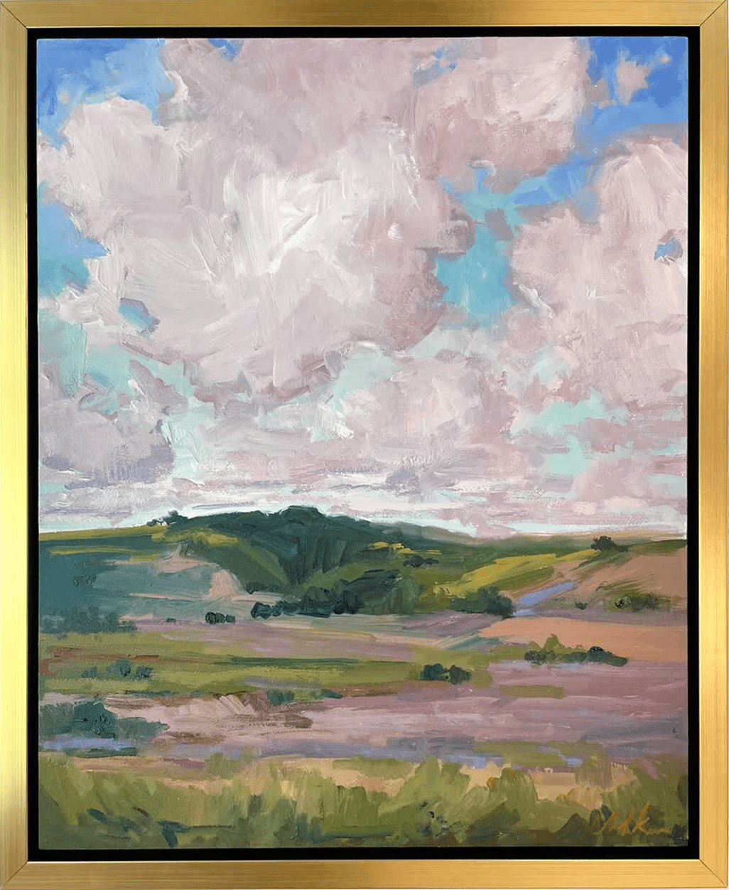 Living on the Sand a Painting by Chanel Kreuzer, presented by Western Gallery