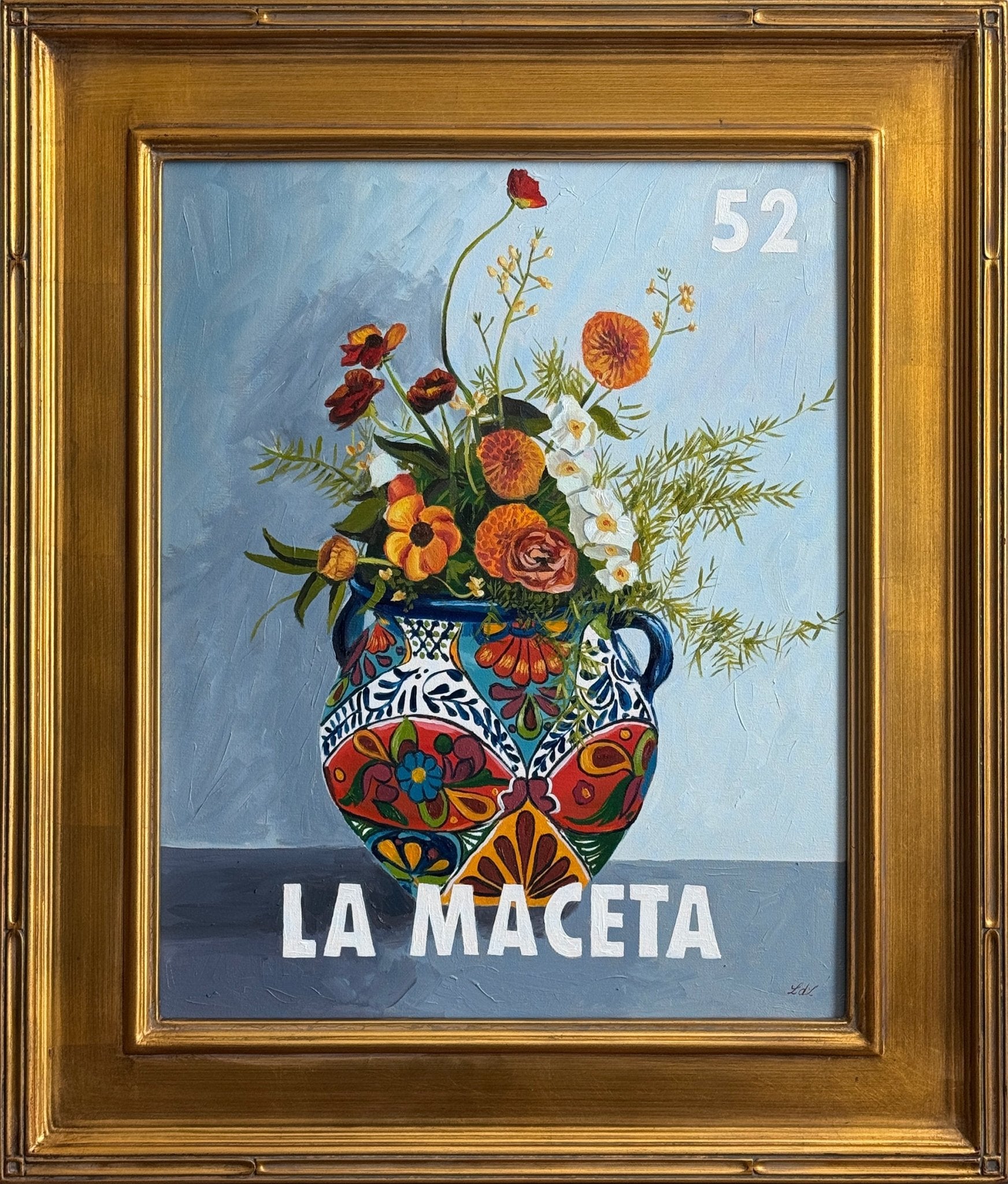 La Maceta (52), a Painting by Leslie De Leon, presented by Western Gallery