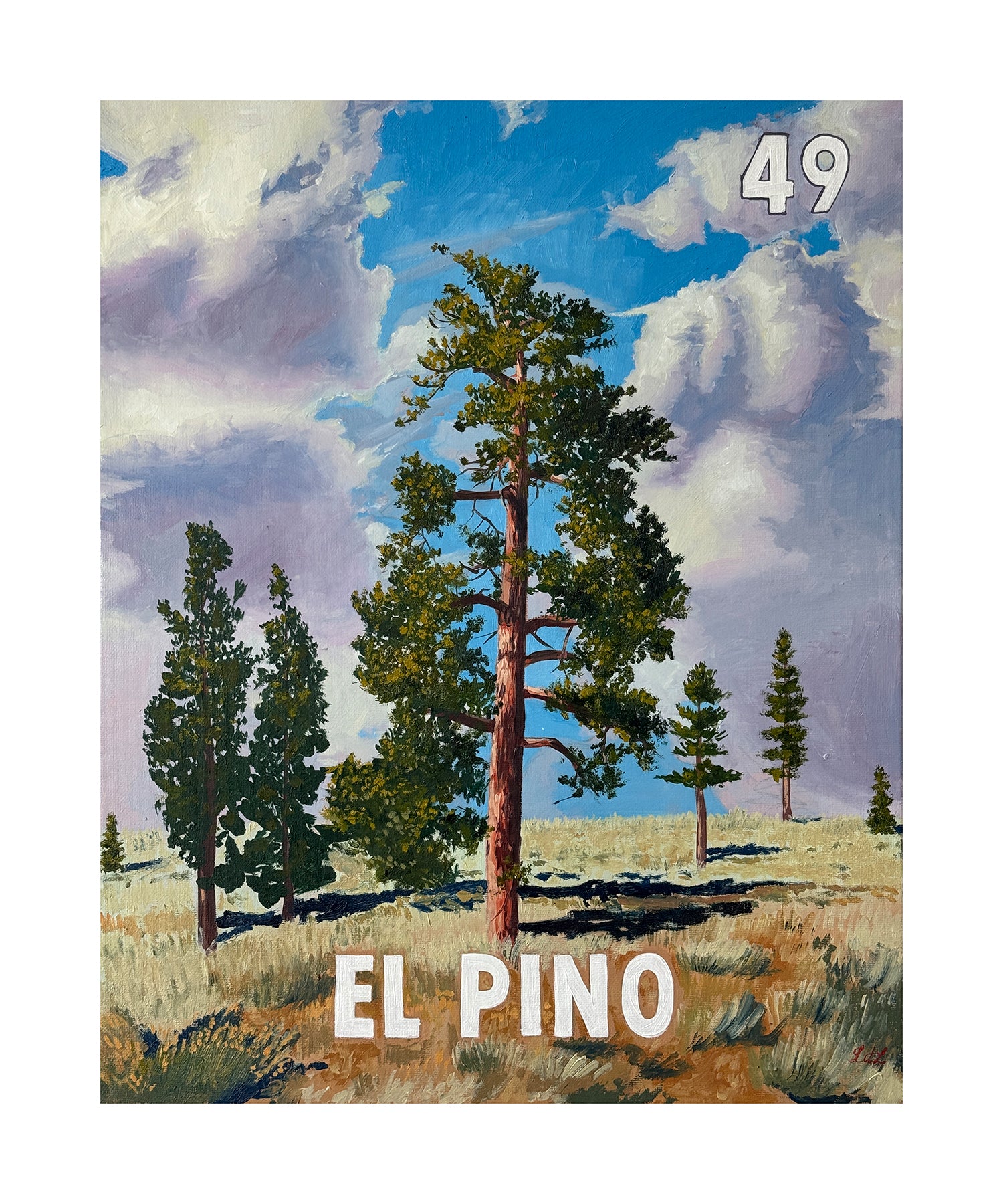 El Pino (49) Fine Art Print, a Print by Leslie De Leon, presented by Western Gallery