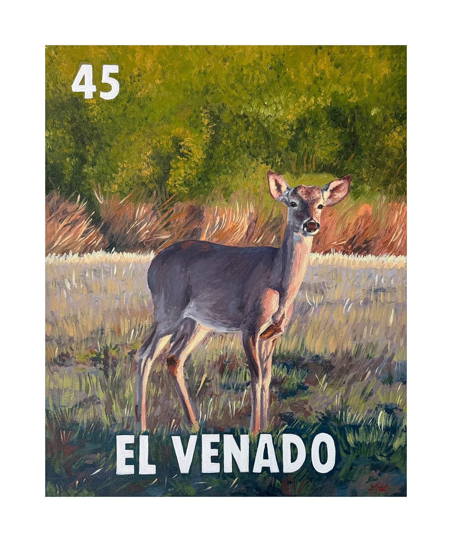 El Venado (45) Fine Art Print, a Print by Leslie De Leon, presented by Western Gallery