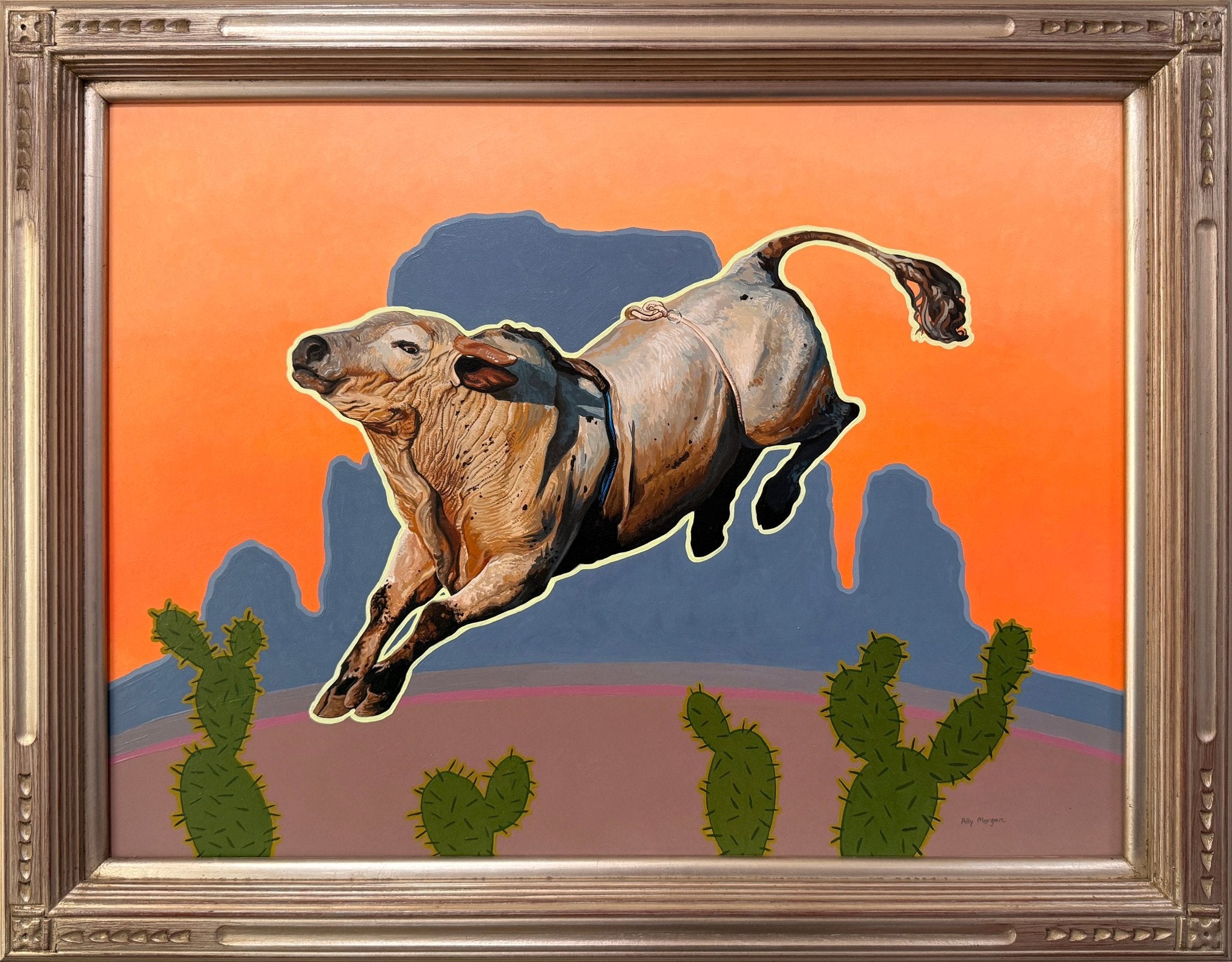 Poltergeist, a Painting by Ally Morgan, presented by Western Gallery