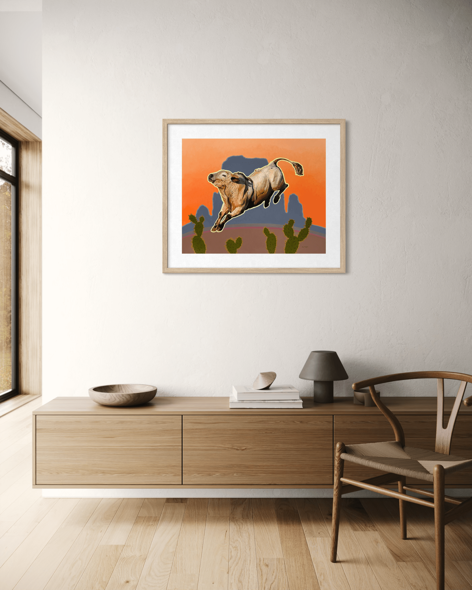 Sunset Dance, a Print by Ally Morgan, presented by Western Gallery