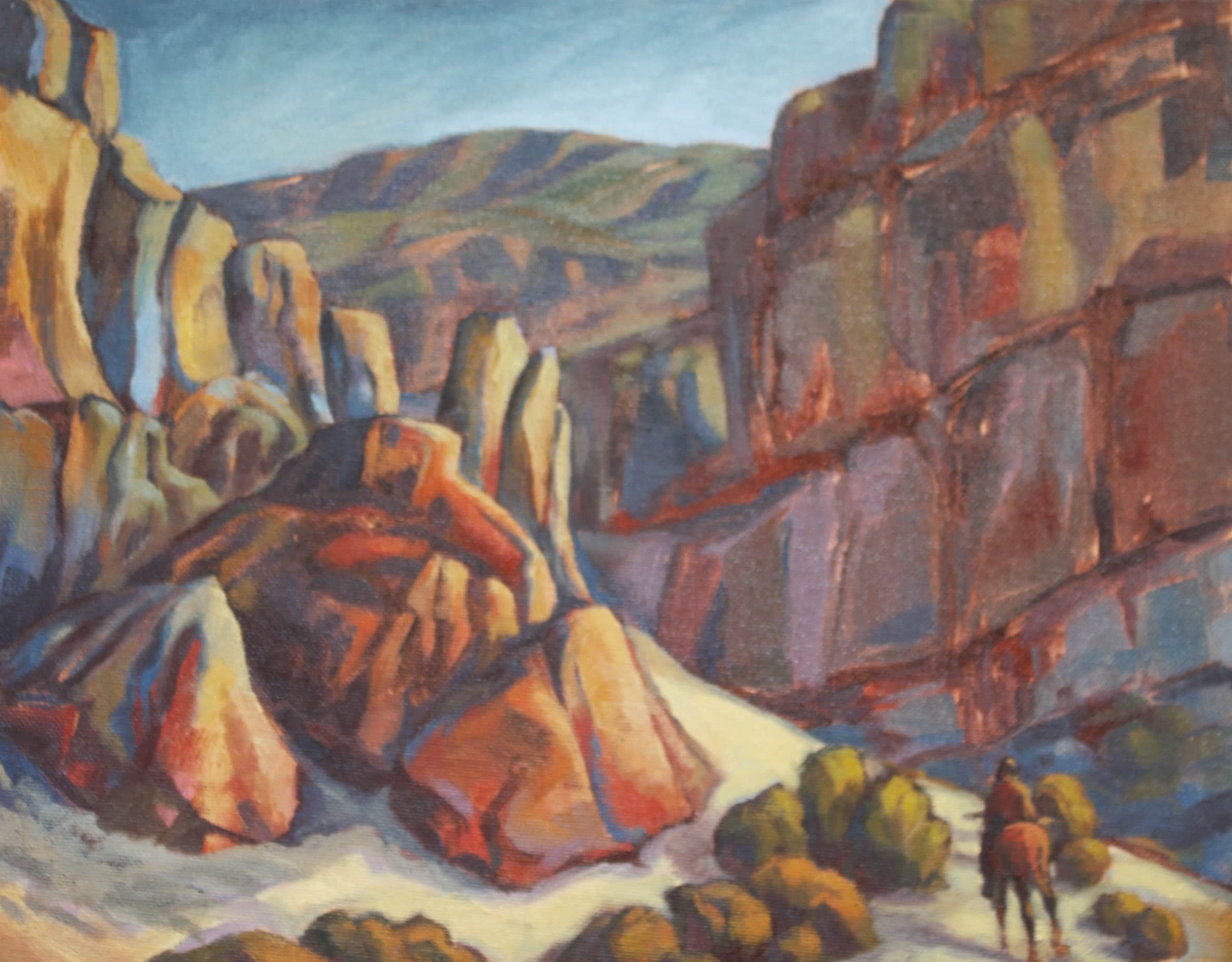 Boquillas Canyon a Painting by Alice Leese, presented by Western Gallery