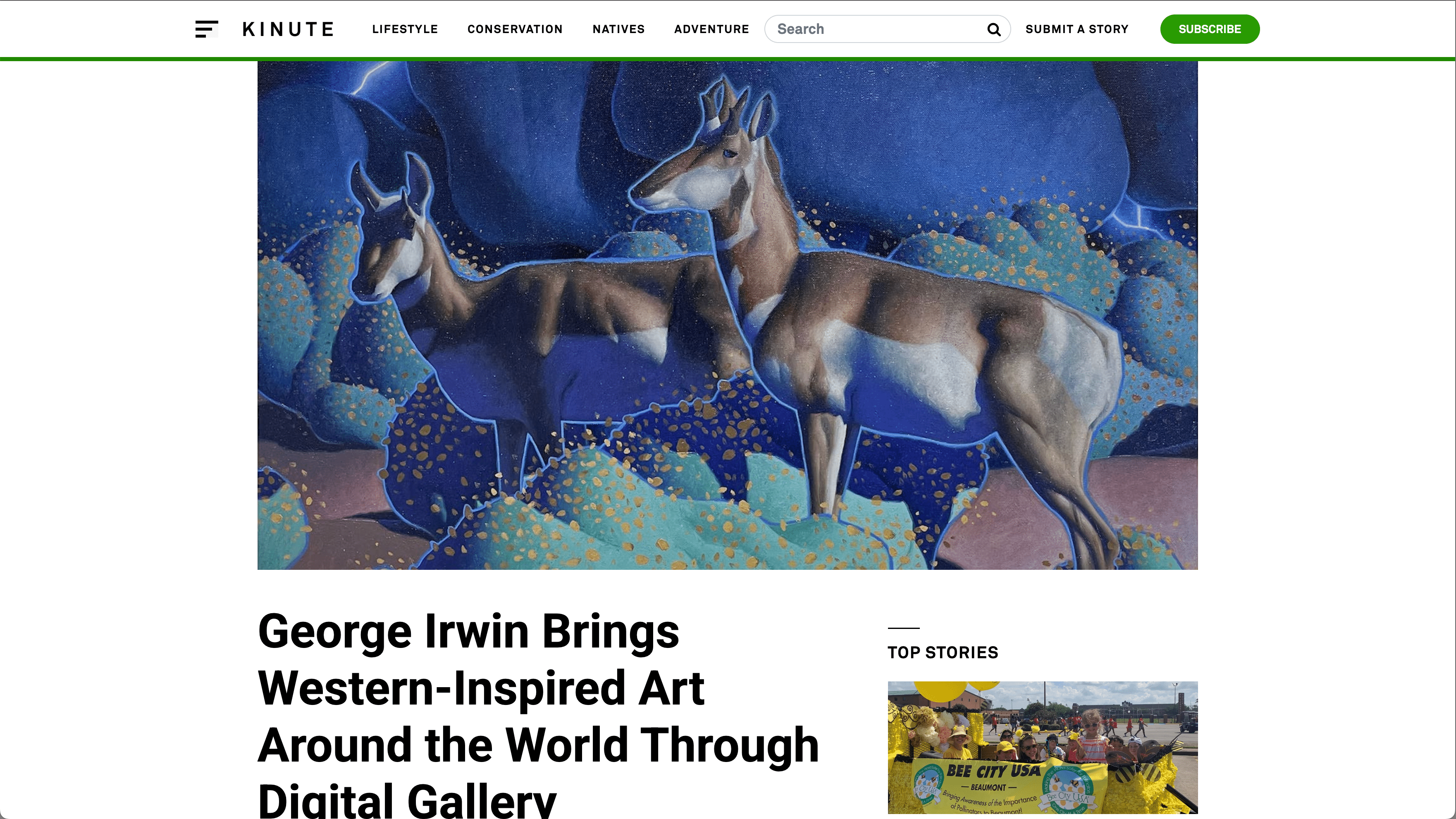 George Irwin Brings Western‑Inspired Art Around the World Through Digital Gallery - Western Gallery