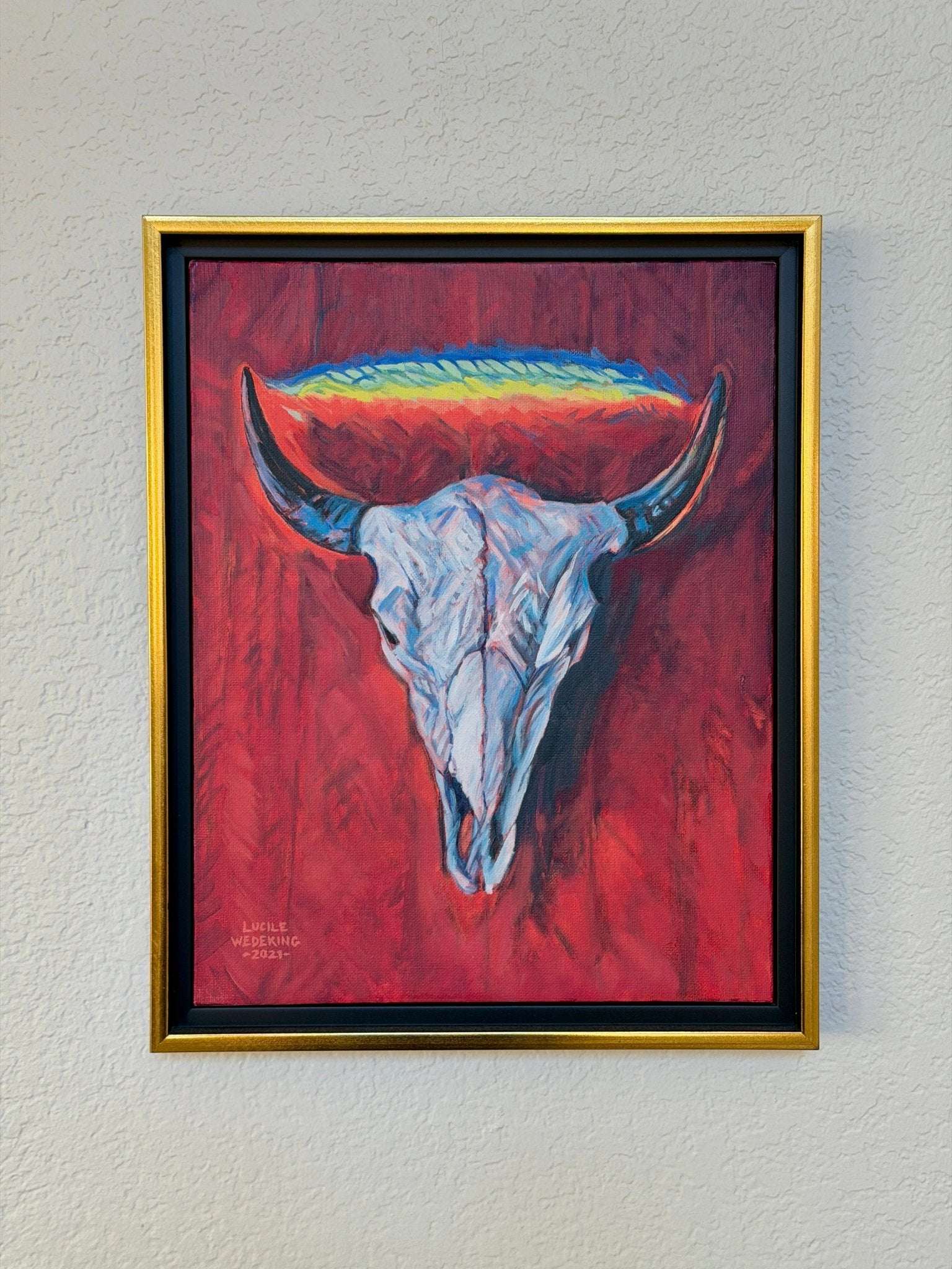 Red, a Painting by Lucile Wedeking, presented by Western Gallery
