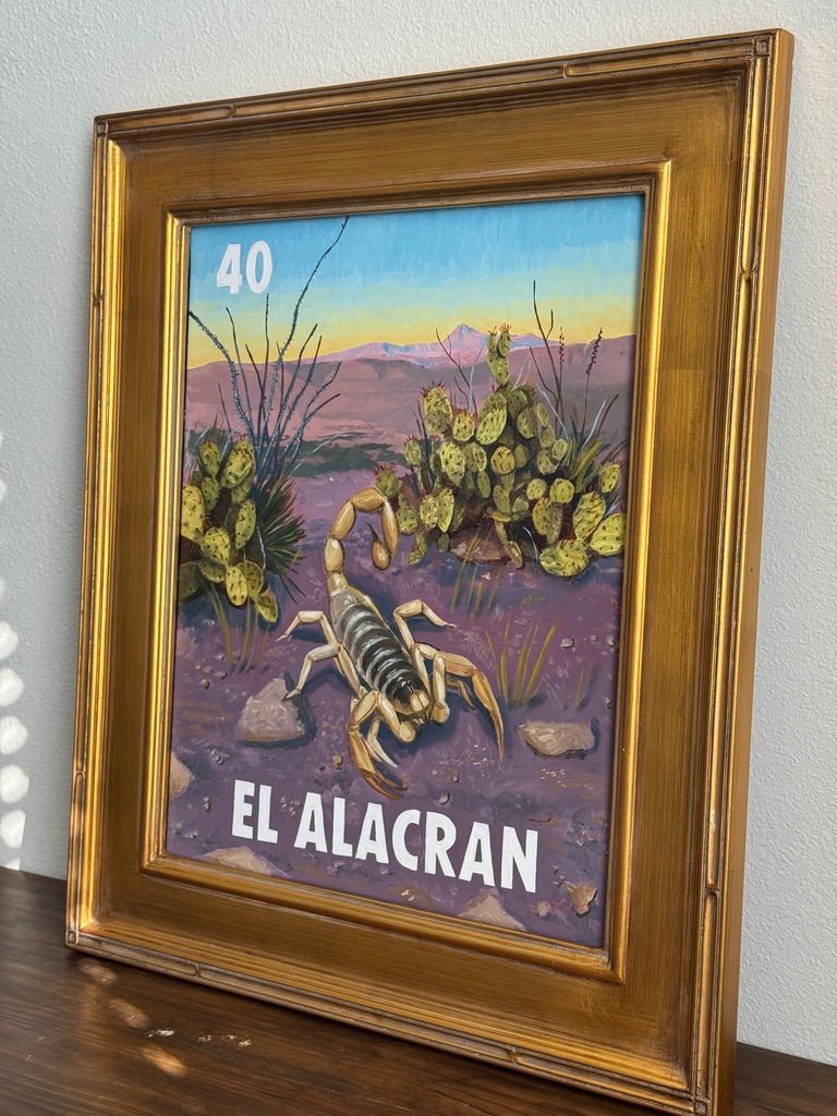 El Alacran (40), a Painting by Leslie De Leon, presented by Western Gallery