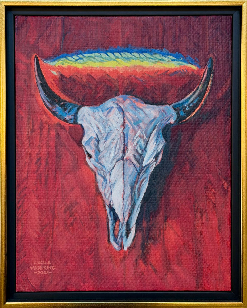 Red, a Painting by Lucile Wedeking, presented by Western Gallery
