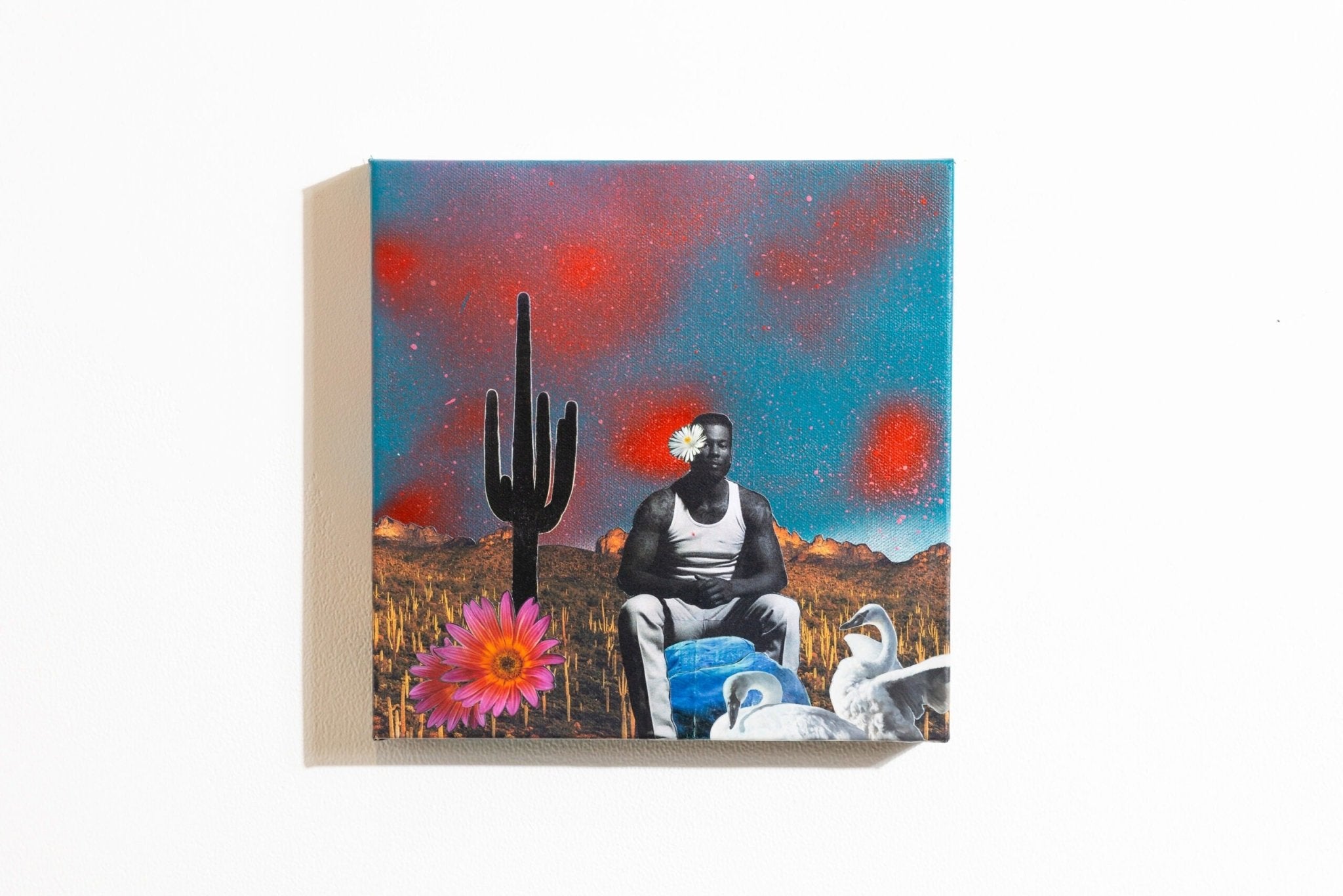 Guerrero a Collage by Vanessa Compton, presented by Western Gallery