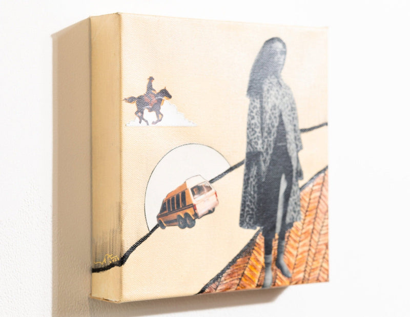 Lonely Avenue a Collage by Vanessa Compton, presented by Western Gallery