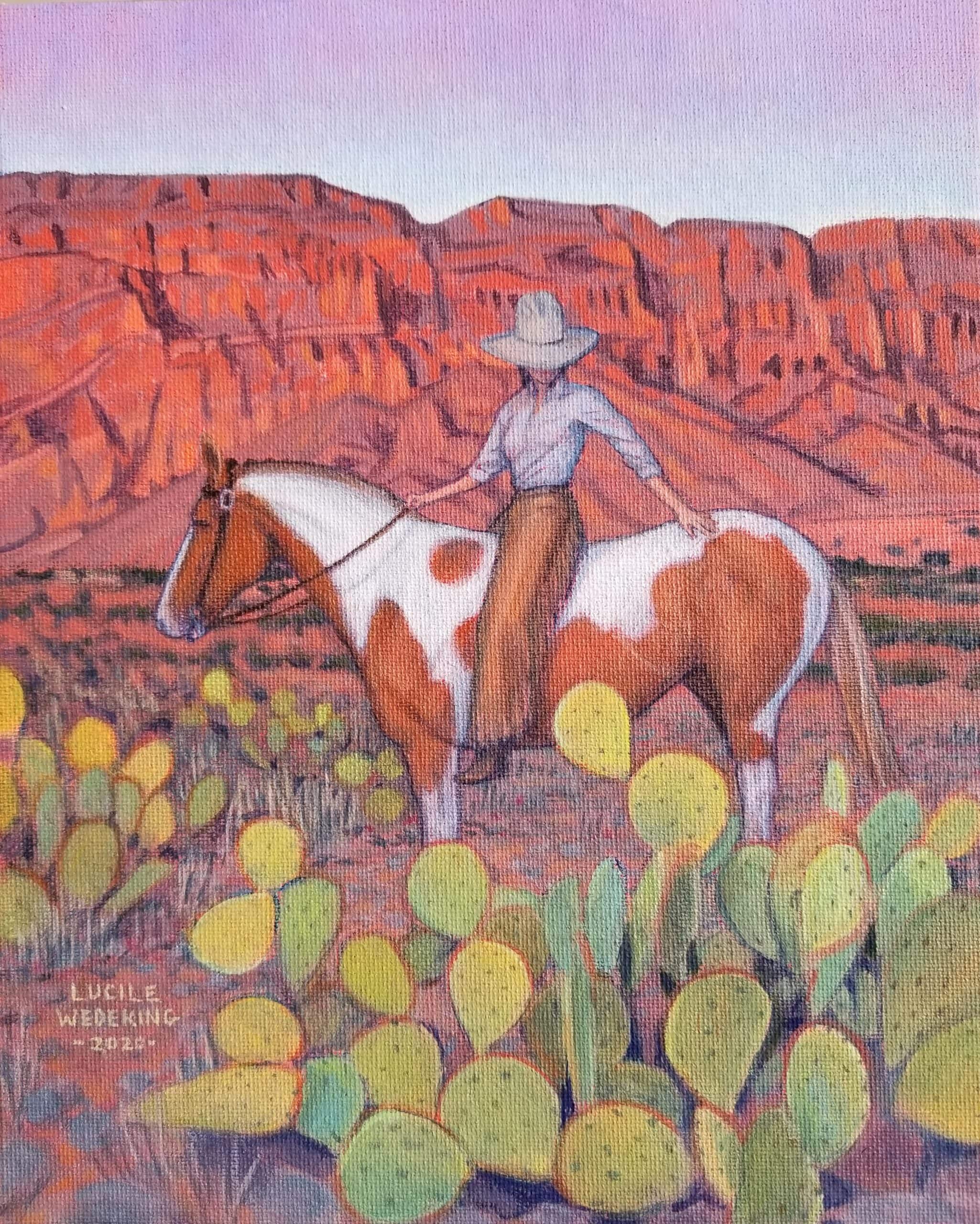 In Good Company a Painting by Lucile Wedeking, presented by Western Gallery