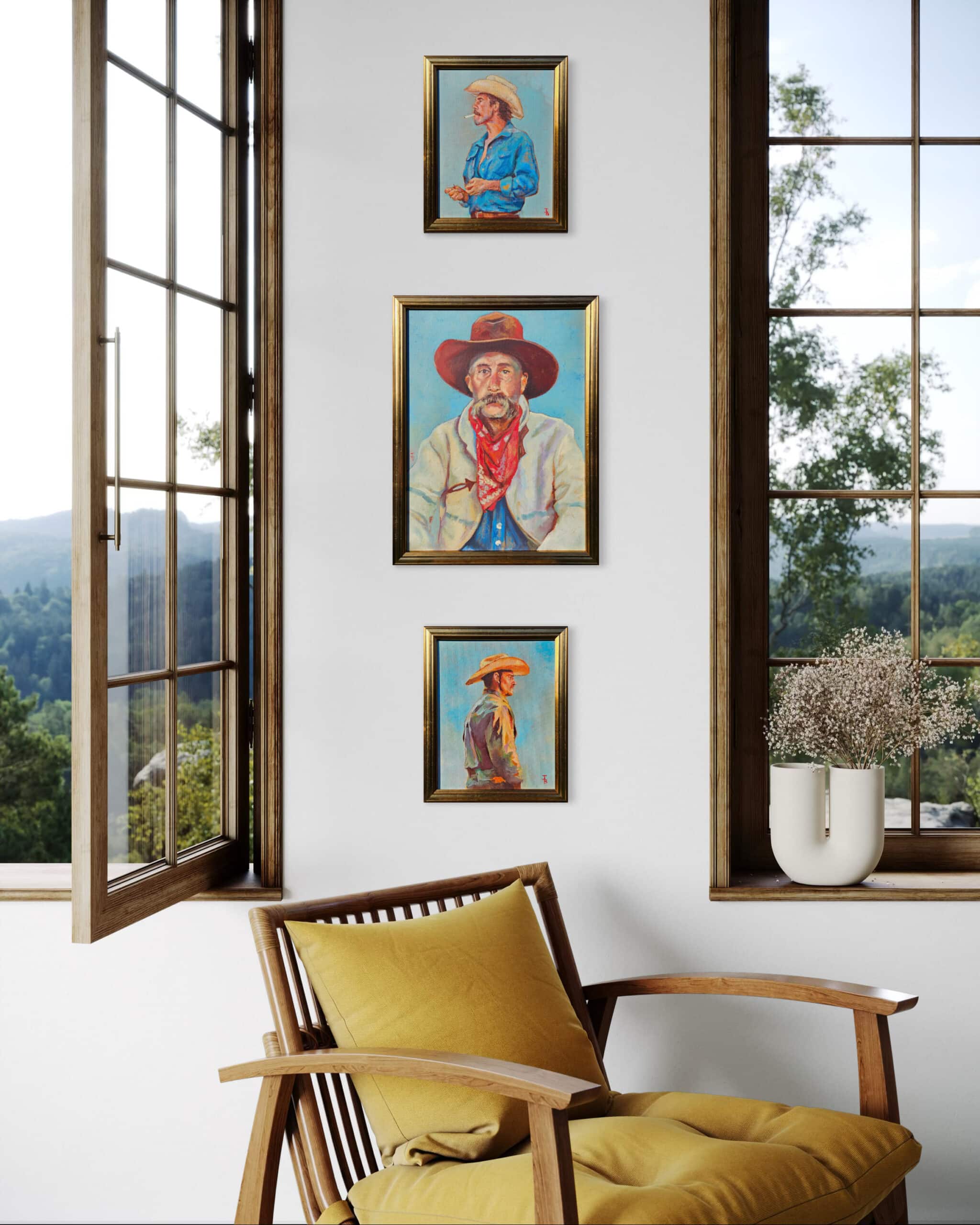 Elijah a Painting by Jack Browning, presented by Western Gallery