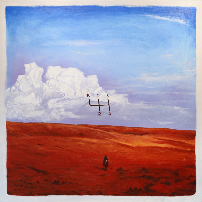 Four on the Floor (I’ll Ride for You) a Painting by GL Richardson, presented by Western Gallery