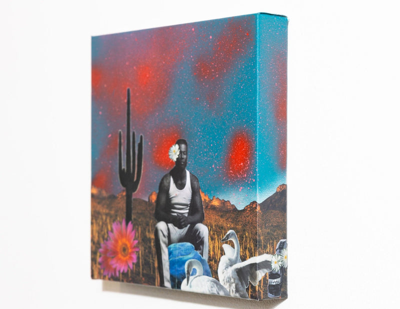 Guerrero a Collage by Vanessa Compton, presented by Western Gallery