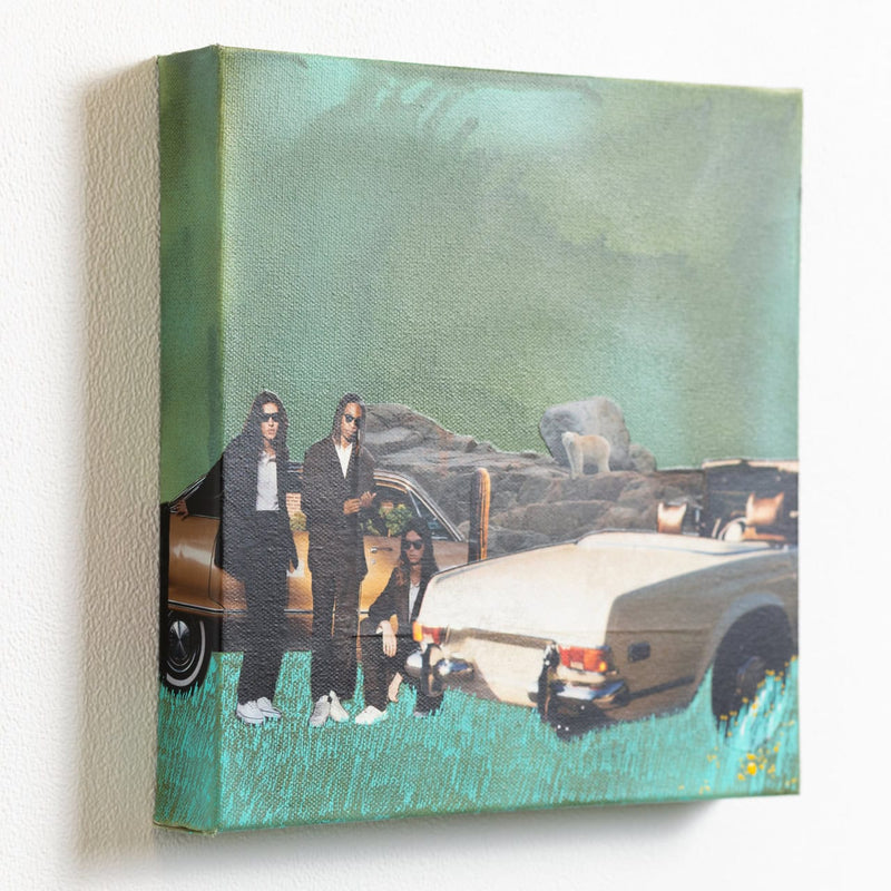 The Lavish Season a Collage by Vanessa Compton, presented by Western Gallery