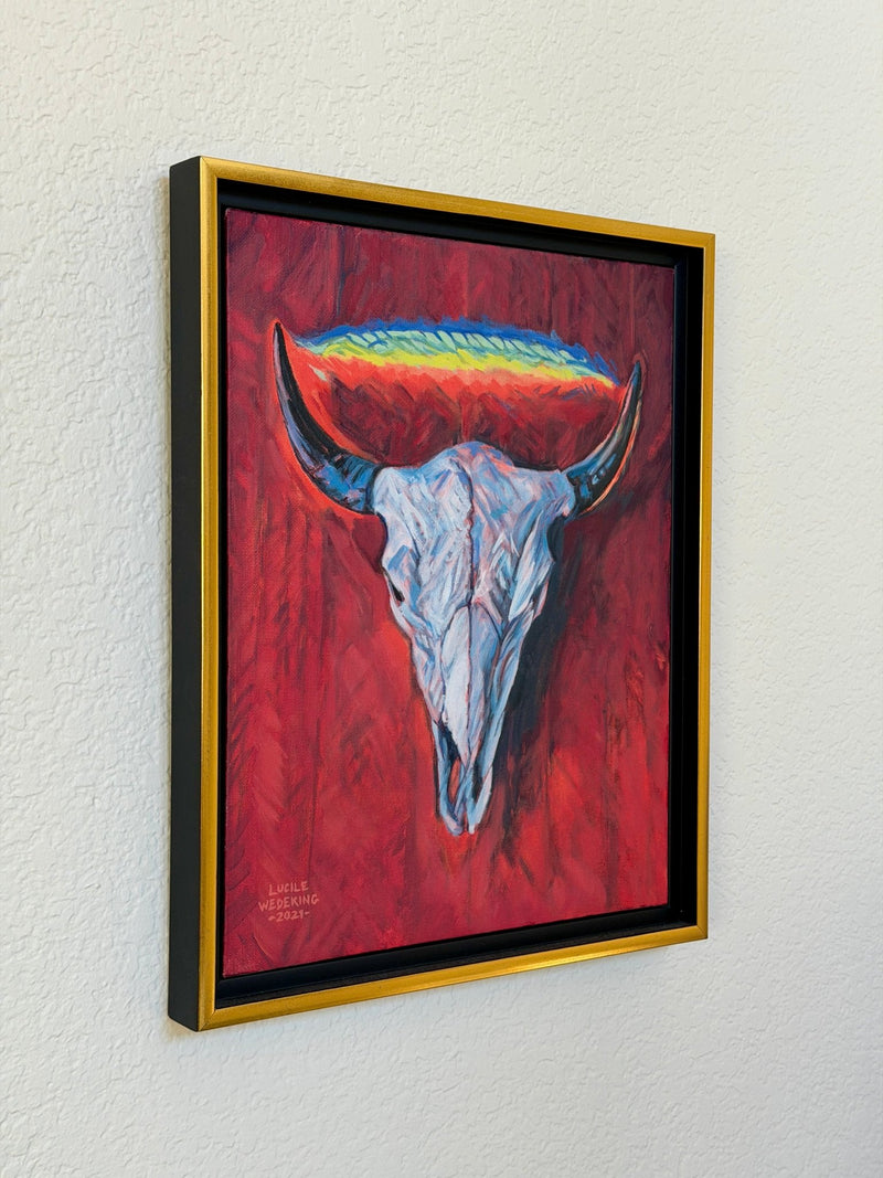 Red, a Painting by Lucile Wedeking, presented by Western Gallery
