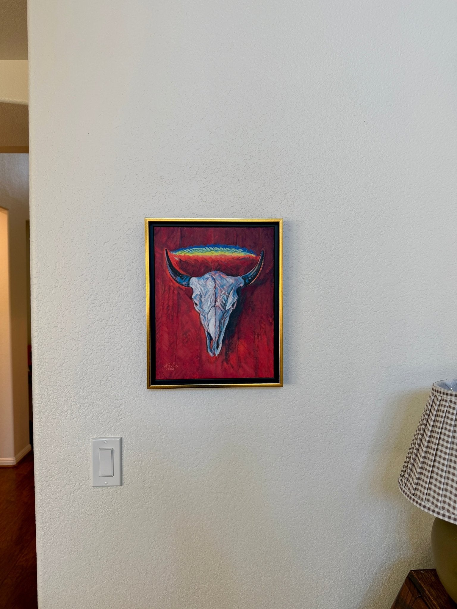 Red, a Painting by Lucile Wedeking, presented by Western Gallery