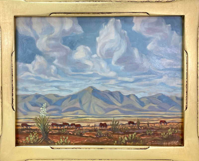 Glass Mountains, Alpine Texas a Painting by Alice Leese, presented by Western Gallery